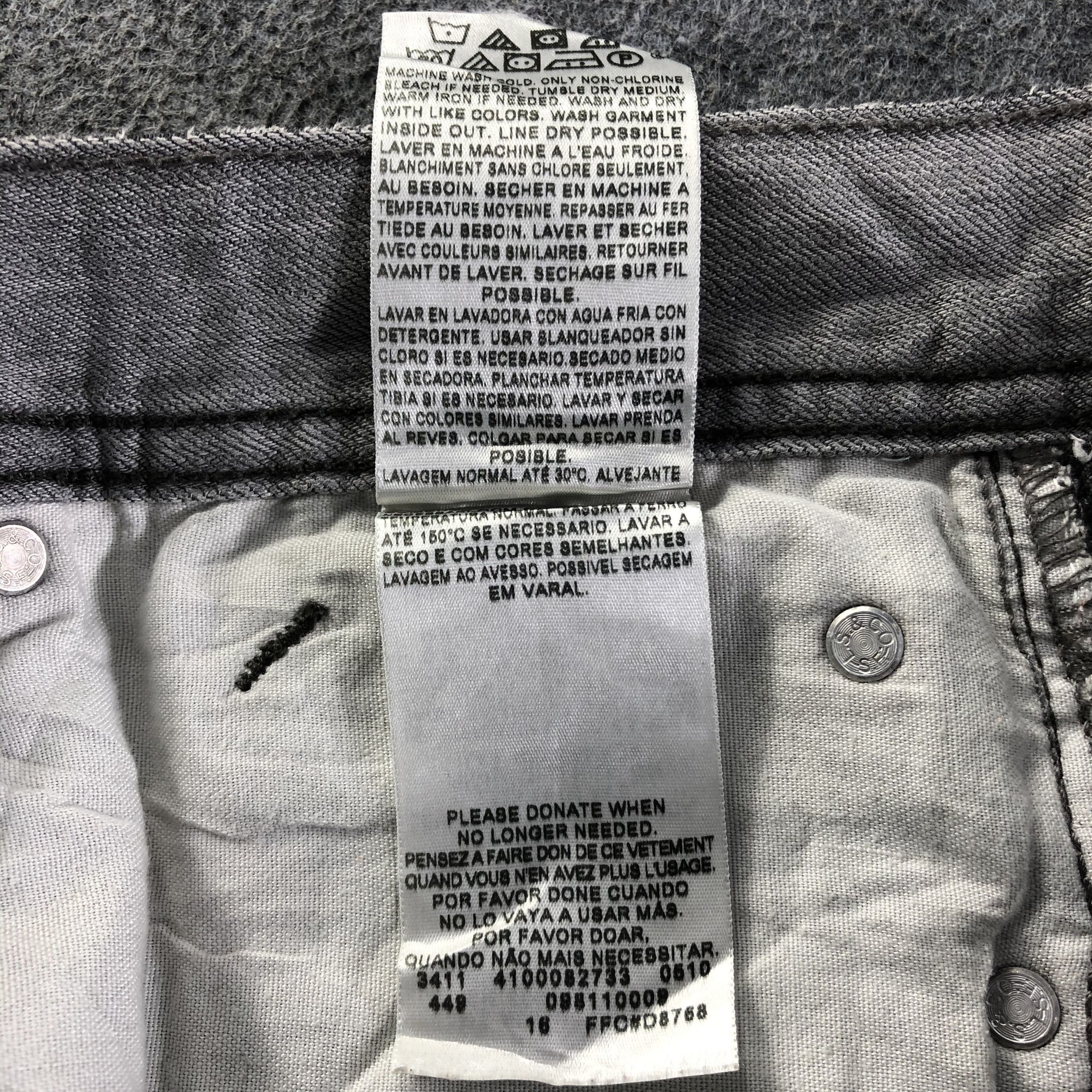 Levi's Vintage Levis 511 Jeans-J4354 Size US 35 - 10 Thumbnail