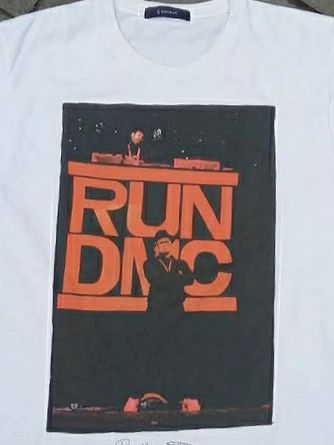 Rap Tees Vintage RUN DMC ©photo Dennis Morris Rage Blue Japan Size US M / EU 48-50 / 2 - 4 Thumbnail