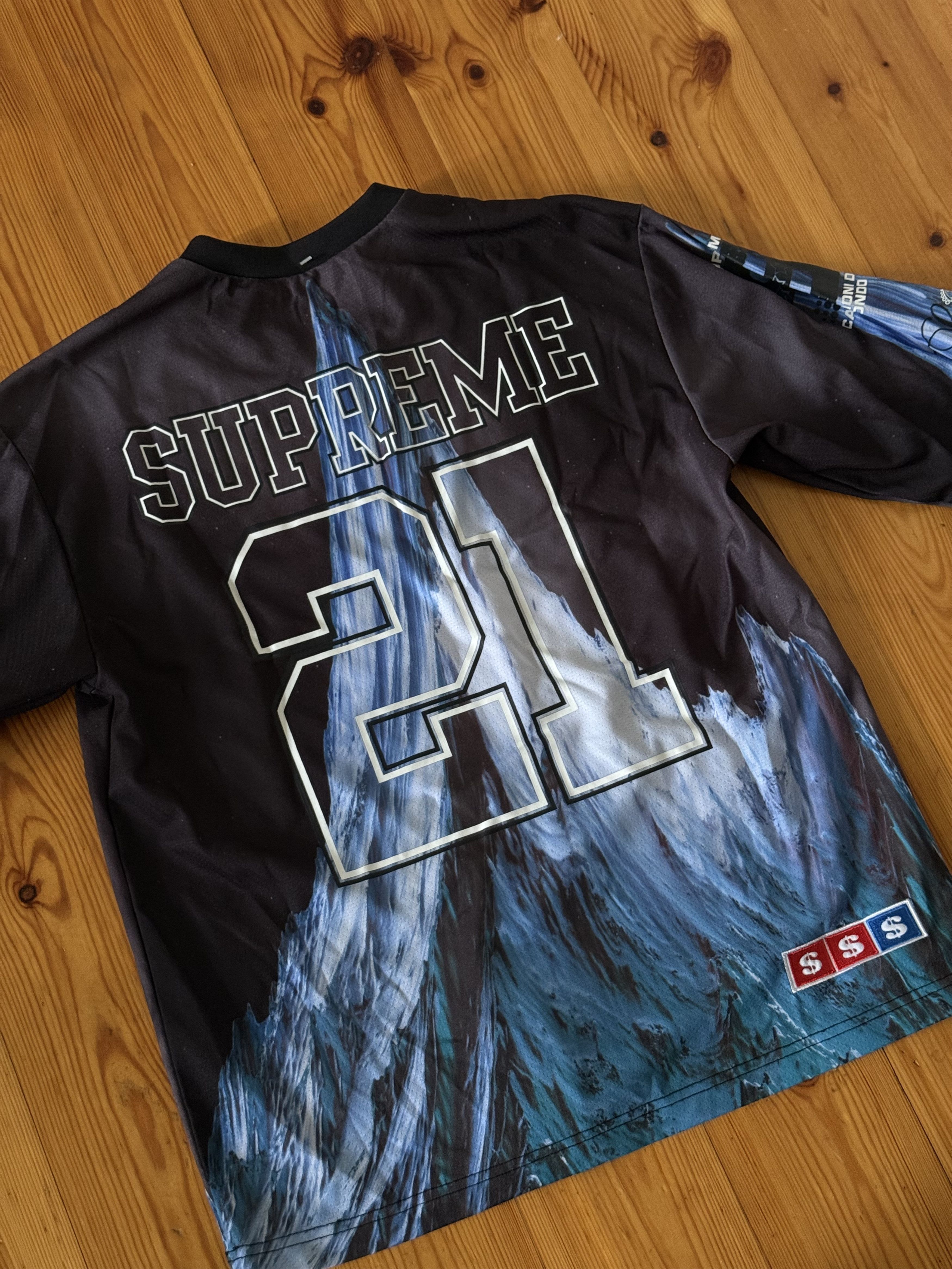 Supreme Supreme FW/21 Mountain Hockey Jersey Size US M / EU 48-50 / 2 - 3 Thumbnail