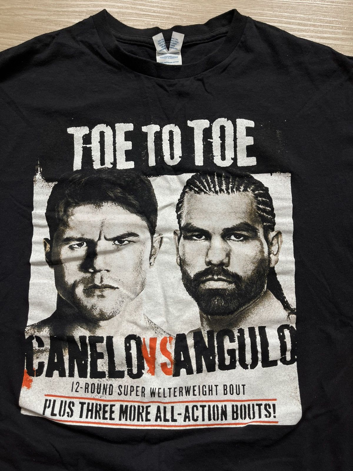 Vintage Vintage Boxing Canelo Vs Angulo Fight Promo Tee Size US XL / EU 56 / 4 - 2 Thumbnail