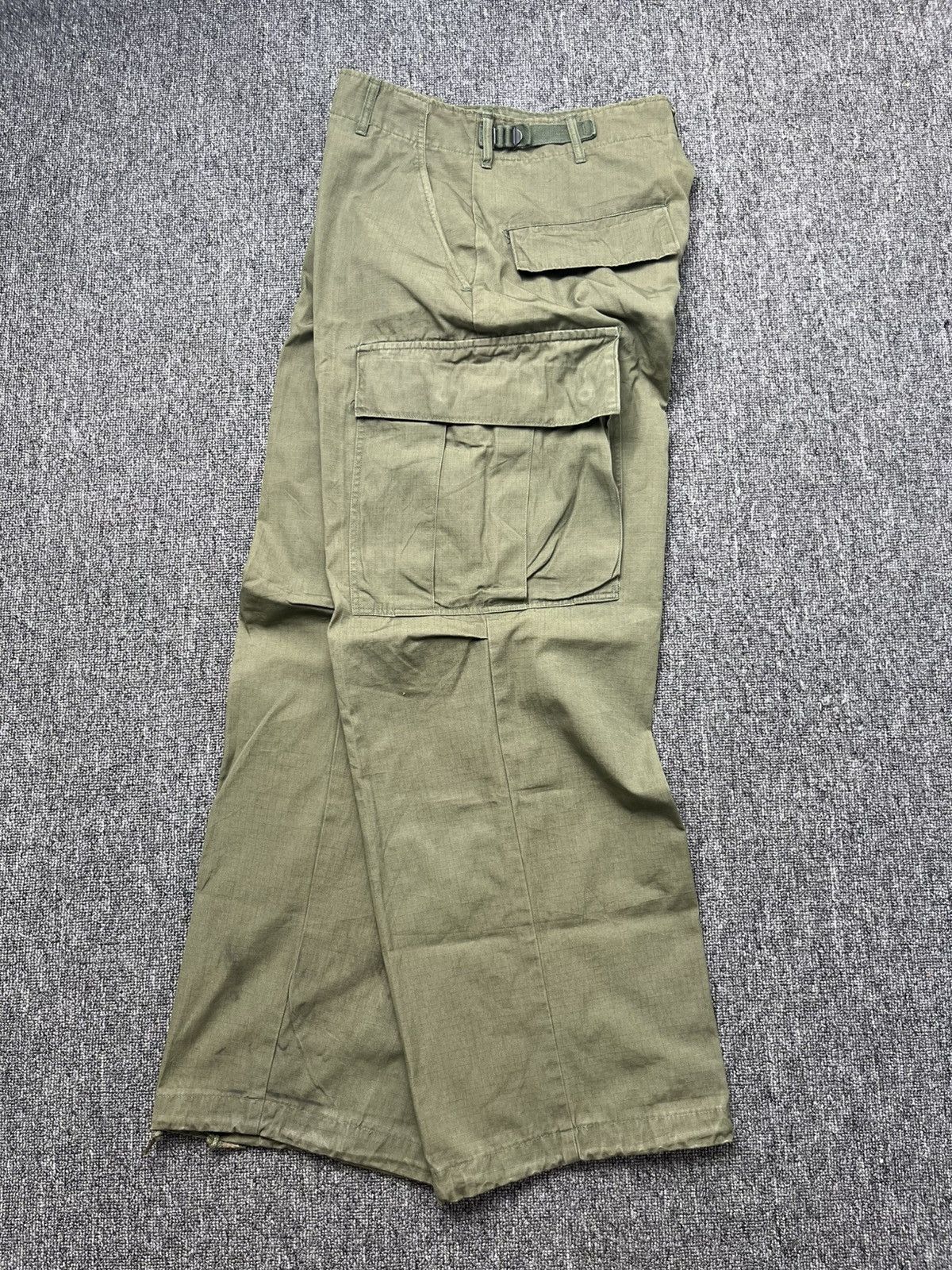 Vintage Vintage Millitary rip stop OG-107 mfg cargo pants Size US 32 / EU 48 - 1 Thumbnail