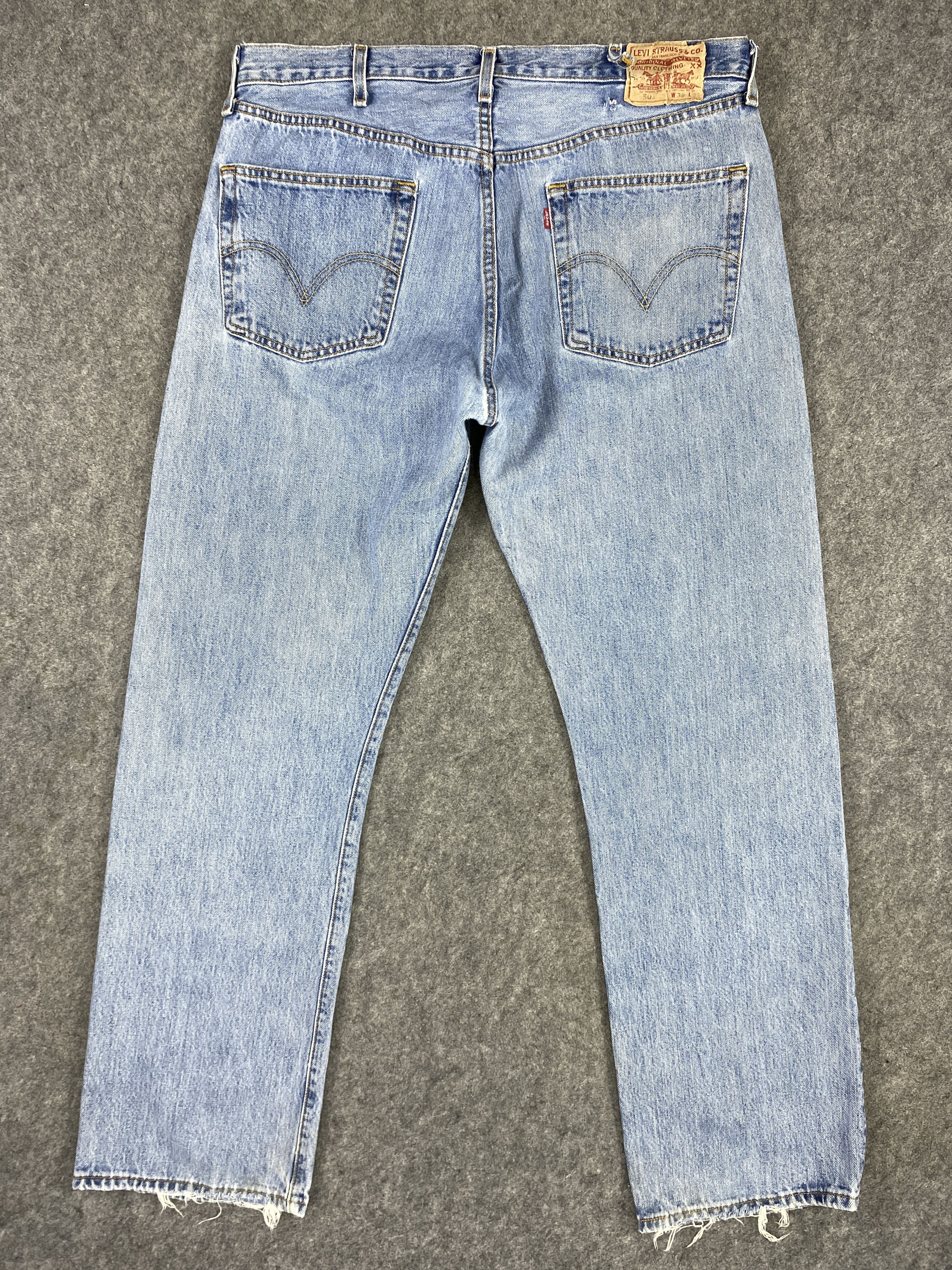 Levi's Mid Blue Vintage Levi's 501 Jeans 37x32.5 Denim -JN1563 Size US 37 - 2 Thumbnail