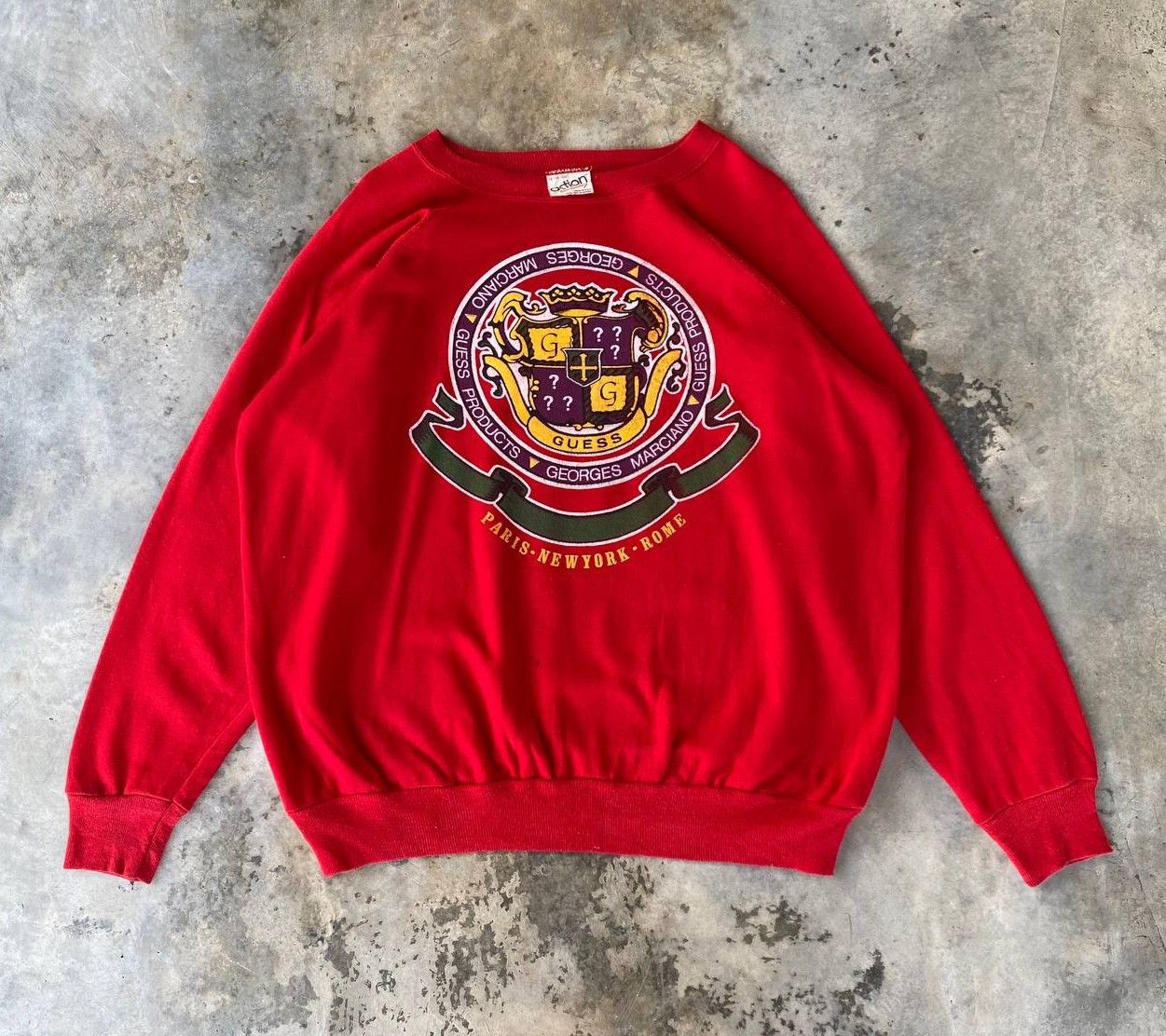 Georges Marciano VINTAGE 80S GEORGES MARCIANO GUESS CREWNECK Size US XL / EU 56 / 4 - 1 Thumbnail