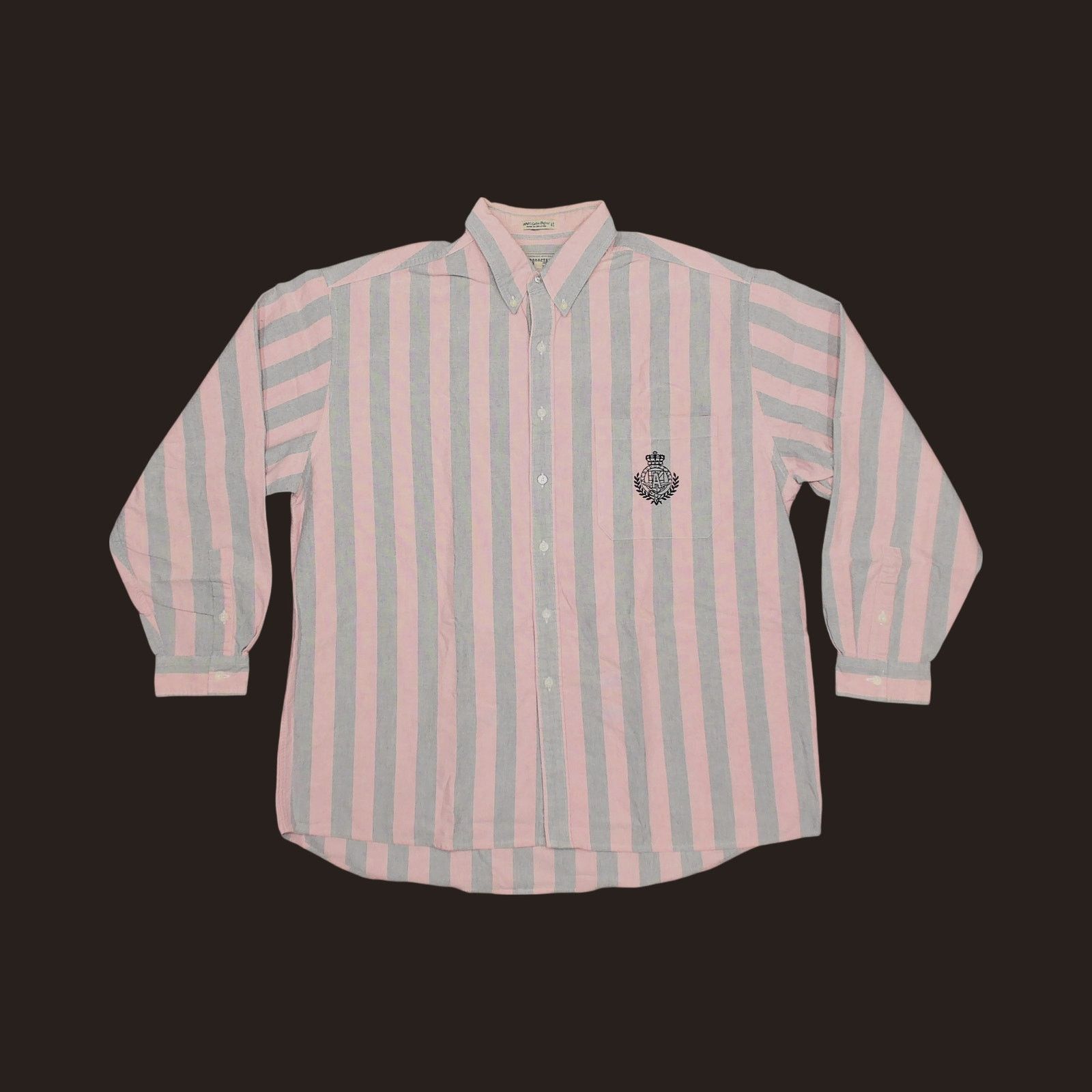 Aeropostale Vintage | Y2K Boxy Pink Striped Heavy oxford Overshirt Size US XL / EU 56 / 4 - 15 Thumbnail