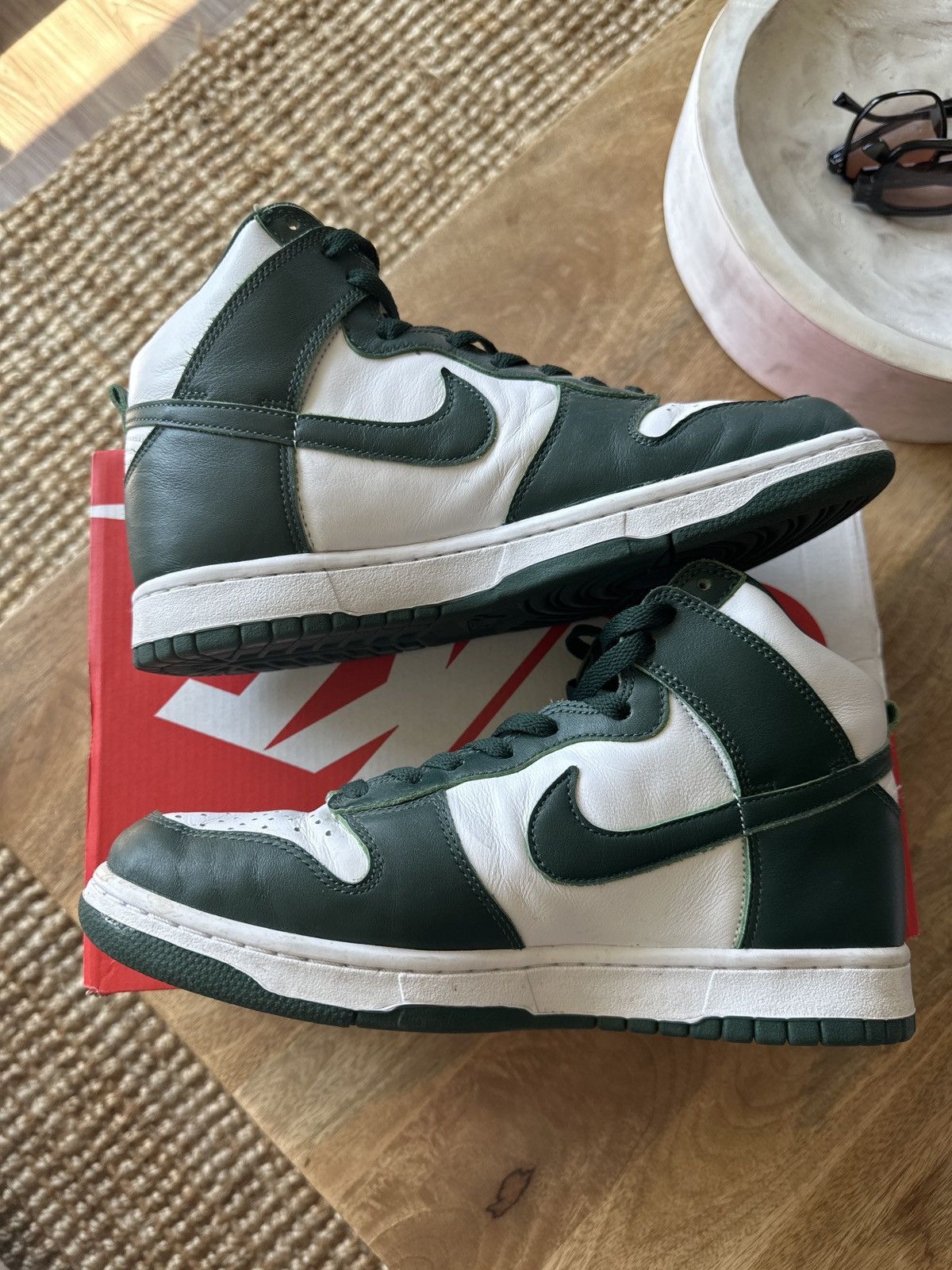 Nike Nike Dunk High Spartan Green Size US 9 / EU 42 - 2 Thumbnail