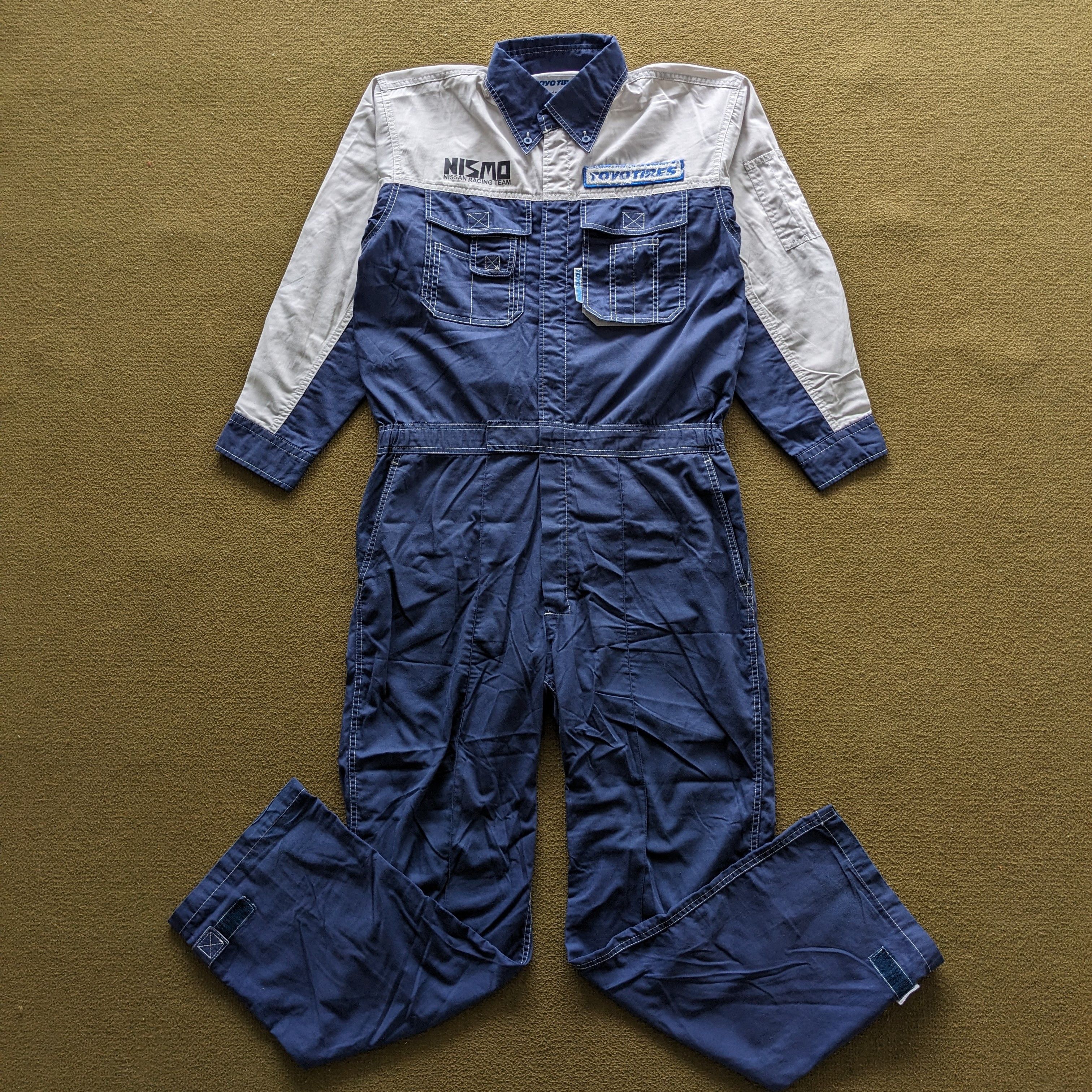 Vintage Vintage Toyo Tires NISMO NISSAN Coverall Custom Jacket Size US L / EU 52-54 / 3 - 3 Thumbnail