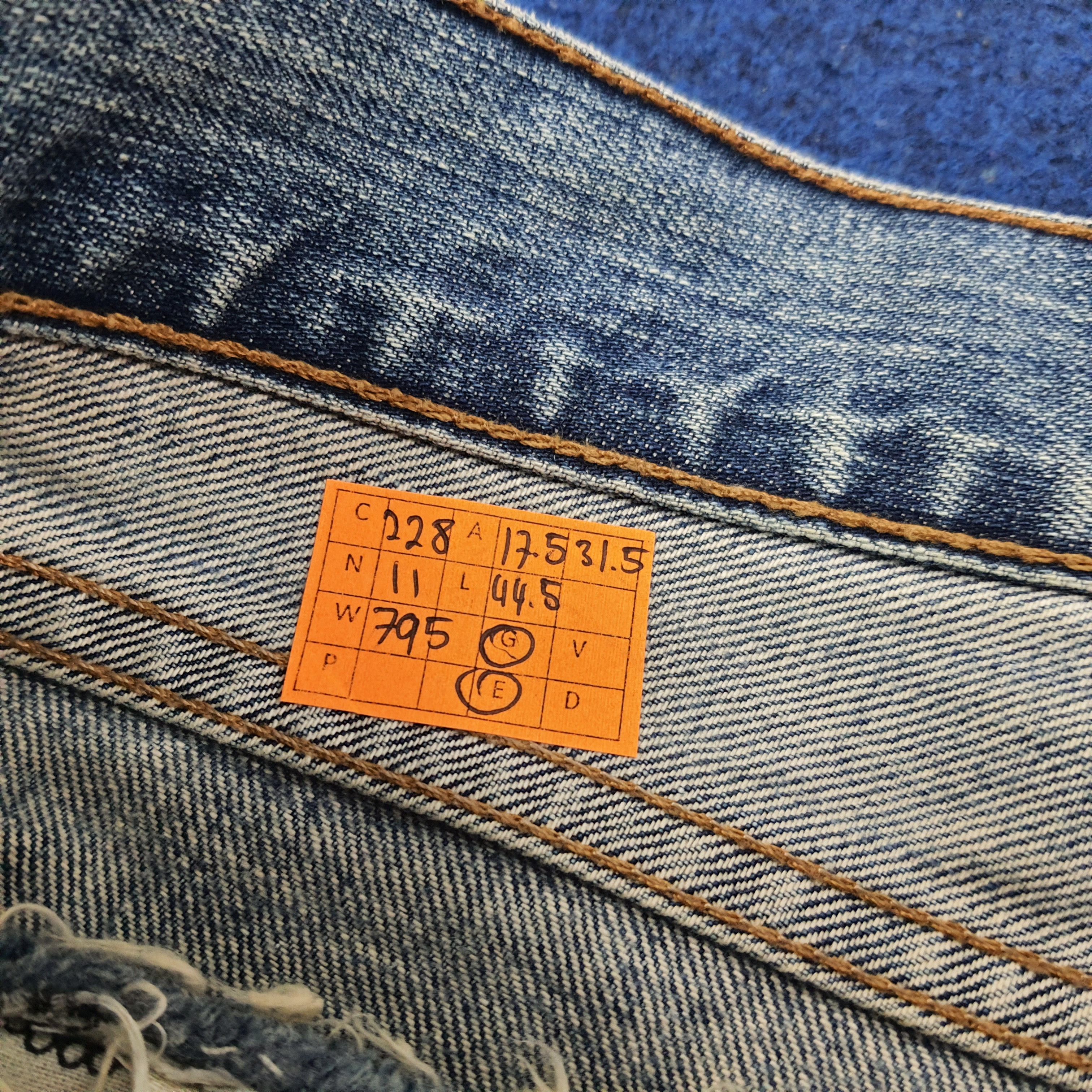 Stussy Vintage Stussy Authentic Workgear Custom Logo Jeans C228N11 Size US 35 - 11 Thumbnail