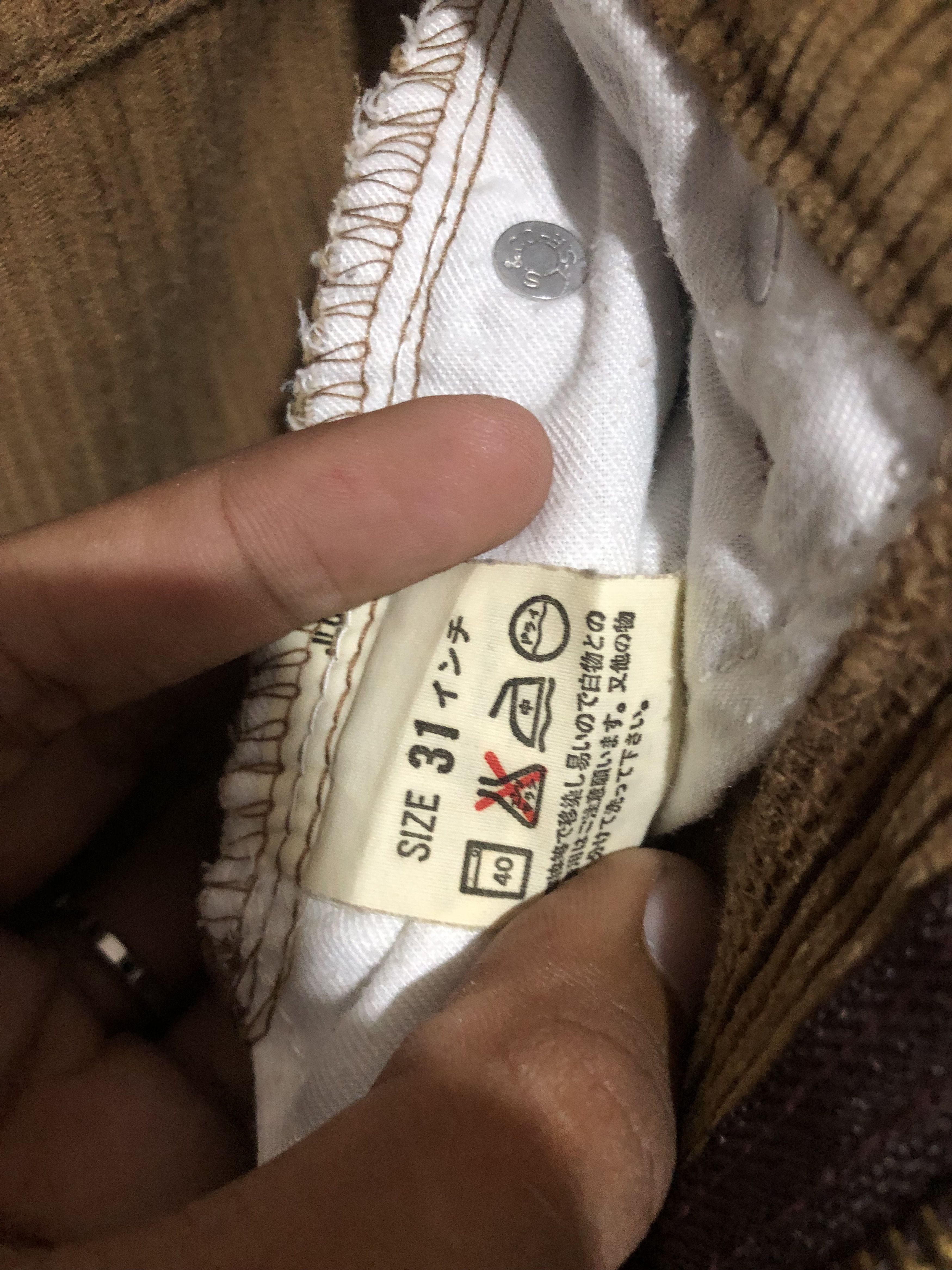 Levi's Levi’s 94 Baggy Curdoroy Size US 29 - 13 Thumbnail