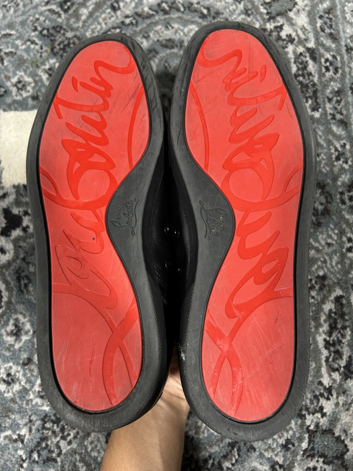 Christian Louboutin Red Bottoms Low-Top Size 12US/45EU Size US 12 / EU 45 - 6 Thumbnail