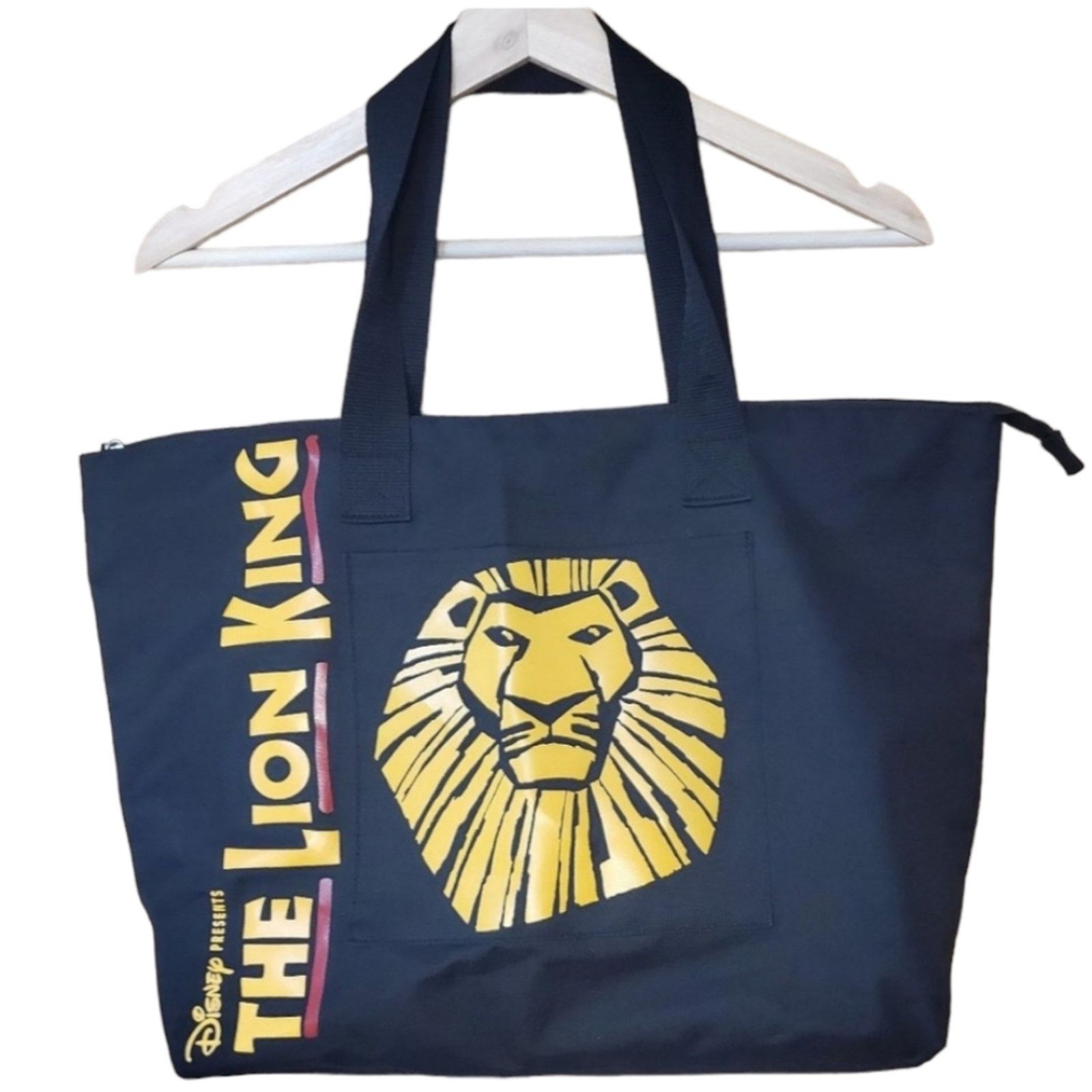 Disney Disney's The Lion King Black Broadway Musical Zip Tote Bag! Size ONE SIZE - 1 Thumbnail
