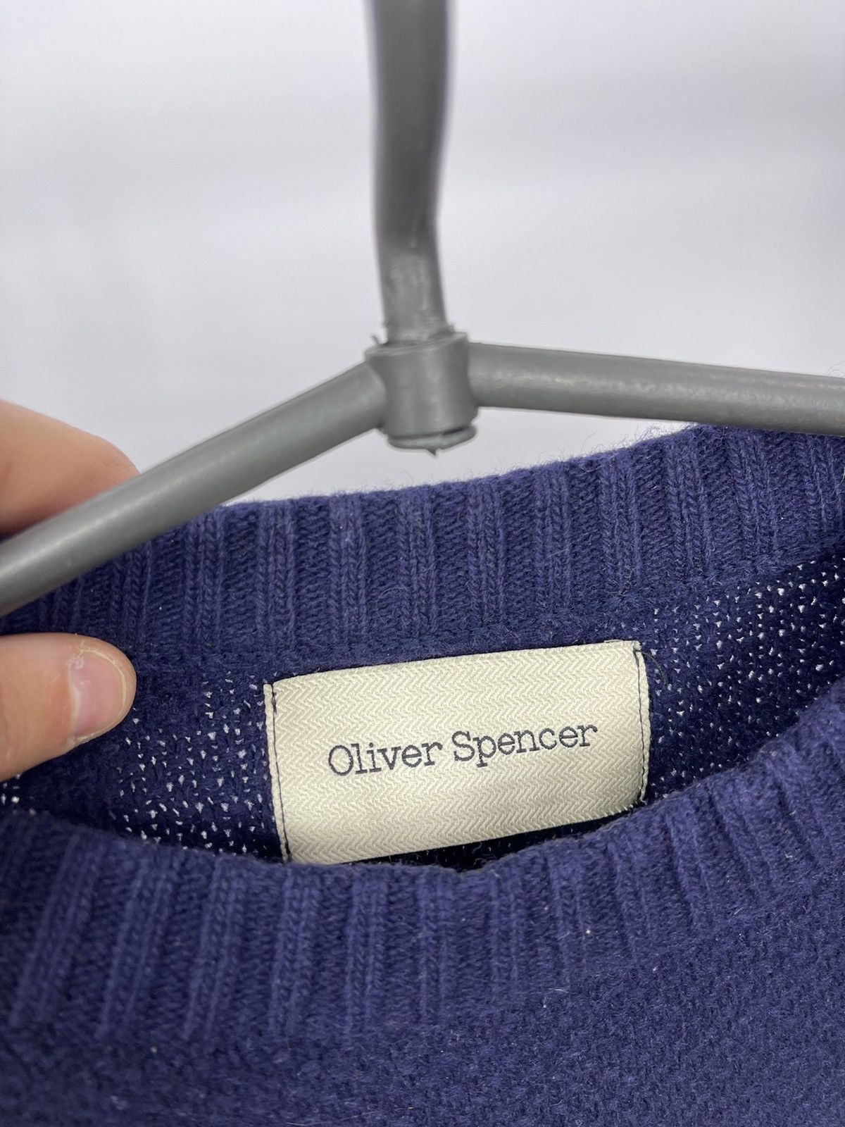 Oliver Spencer Oliver Spencer Sweater Knitwear Size S Blue Made in Portugal Size US S / EU 44-46 / 1 - 3 Thumbnail