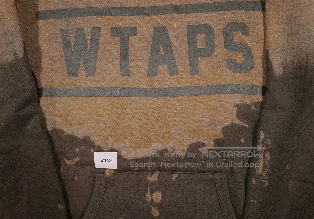 Wtaps wtaps hooded sweatshirt with tie-dye design. Size US S / EU 44-46 / 1 - 3 Thumbnail