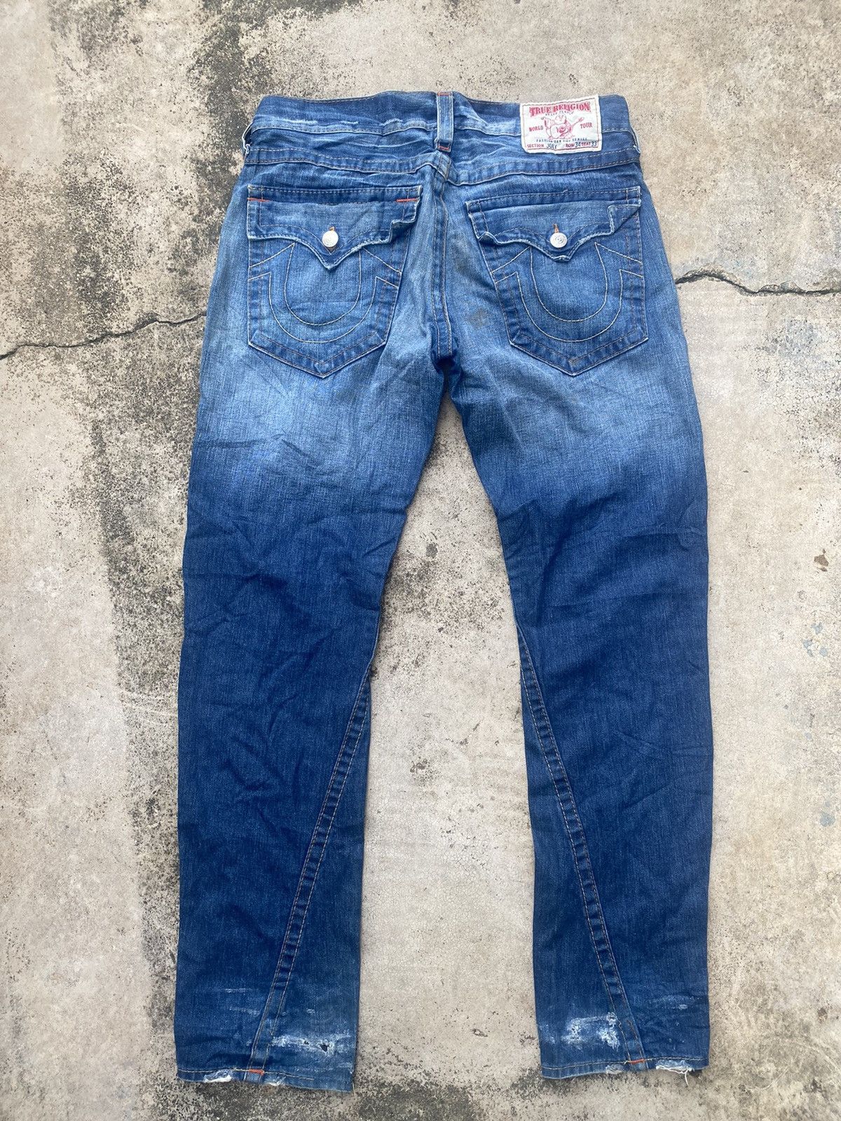 If Six Was Nine × Japanese Brand × True Religion True Religion Straight Cut Jeans Size US 37 - 12 Thumbnail