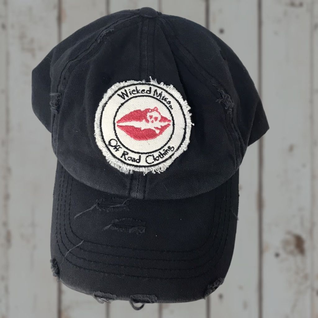 Vintage Wicked Miss Off Road The Original Kbethos Ponytail Hat Women Adjustable Cotton Gray Activewear Size ONE SIZE - 1 Thumbnail