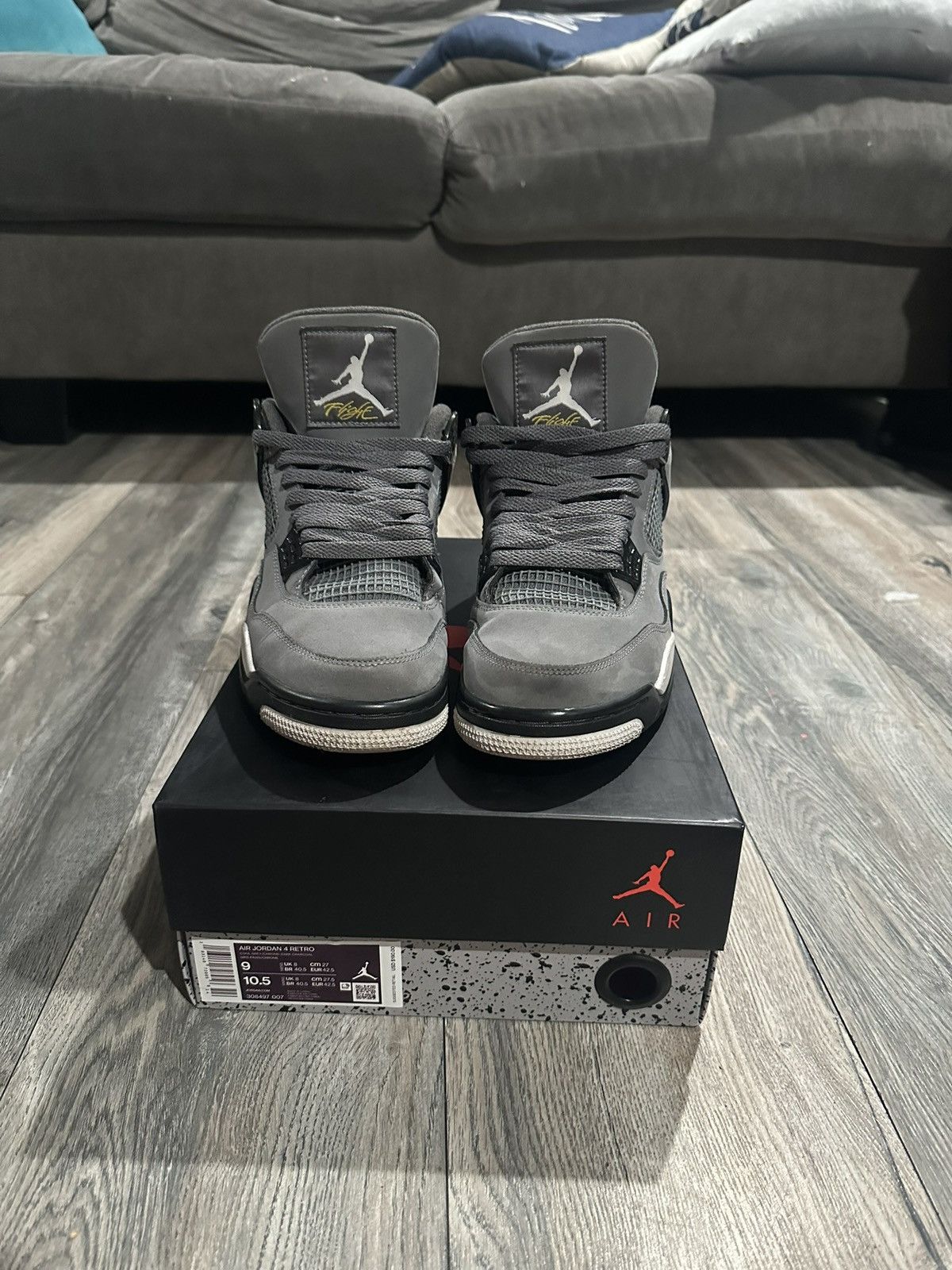 Jordan Brand Jordan 4 cool grey Size US 9 / EU 42 - 4 Thumbnail