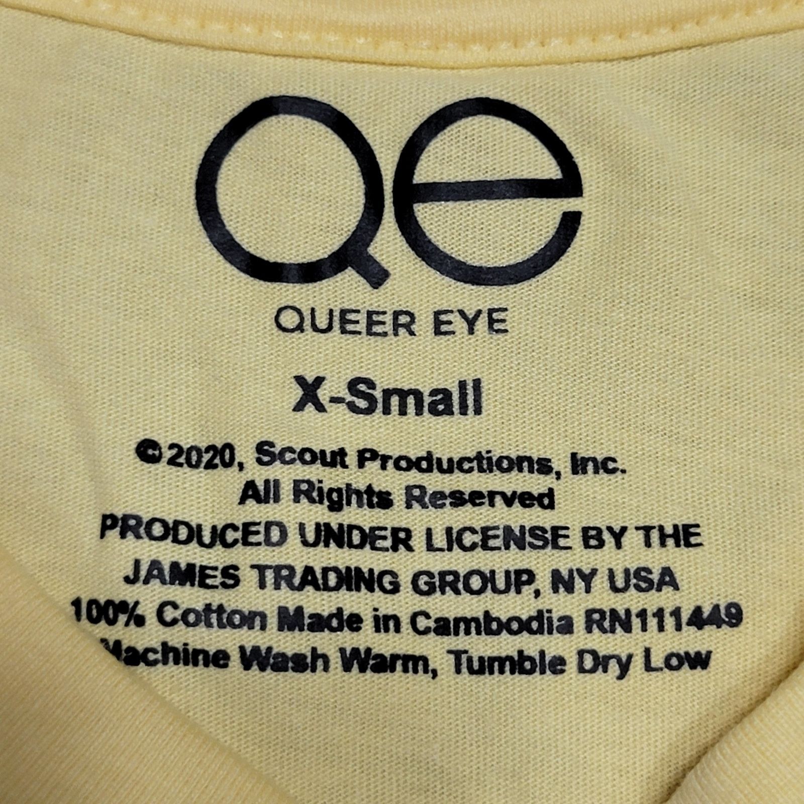 Other Queer Eye Yellow Unisex Tee "You Are The Party" -Size XS NWT Size US XS / EU 42 / 0 - 3 Thumbnail