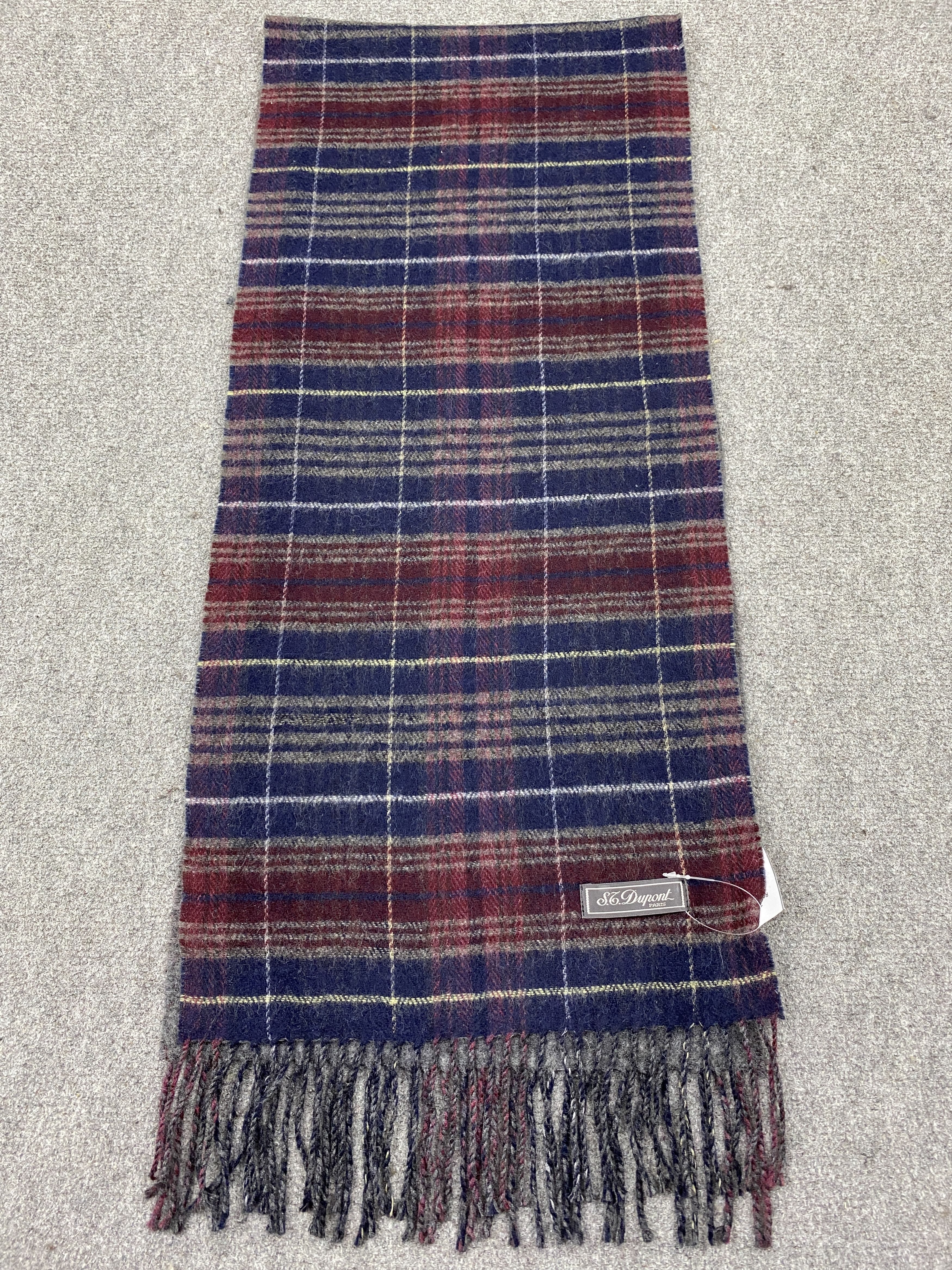 S.T. Dupont S.T Dupont Wool Scarf Muffler Neckwear SC0244 Size ONE SIZE - 3 Thumbnail