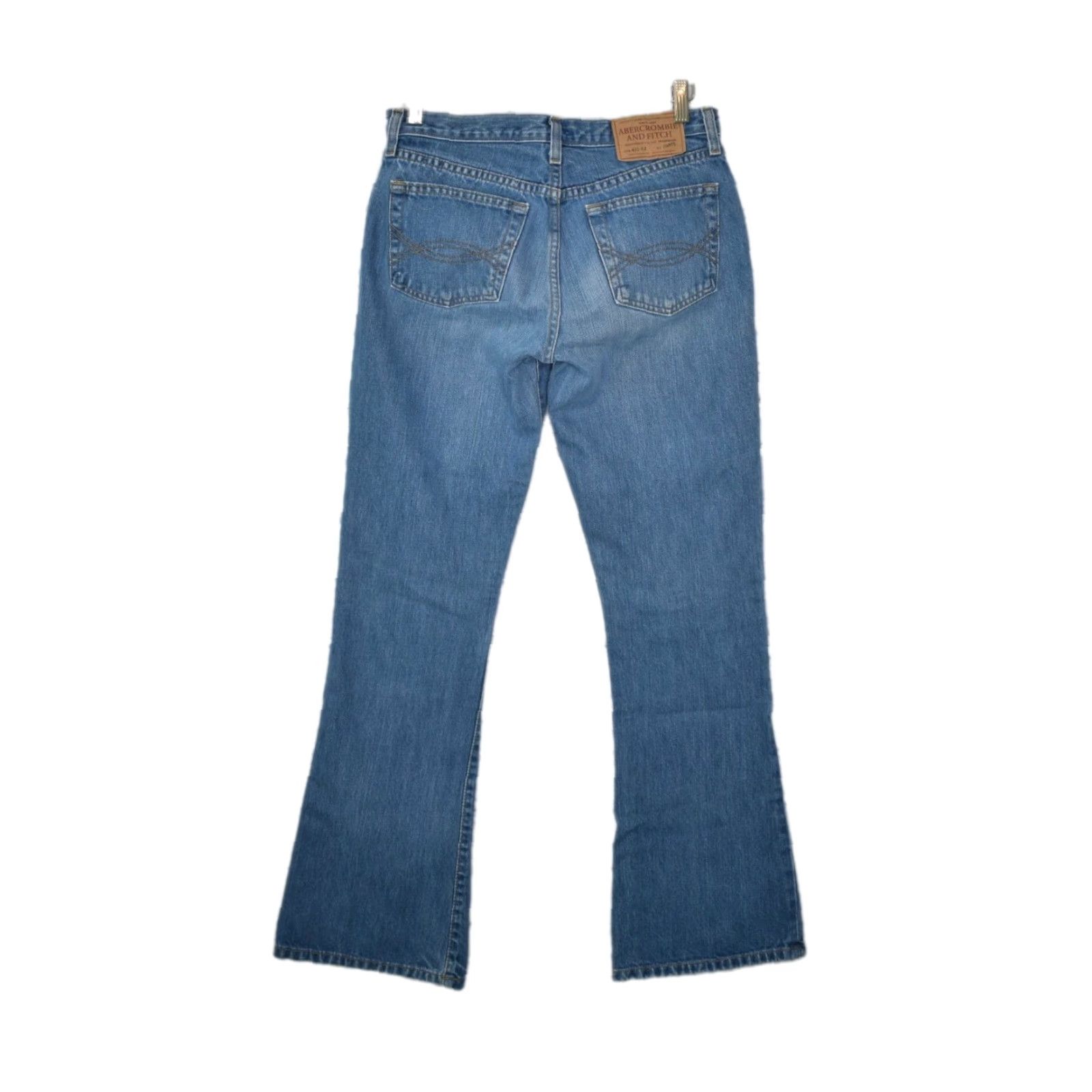 Abercrombie & Fitch Vintage Abercrombie & Fitch Button Fly Flare Jeans Womens 4 Actual 30x32 USA Size 30" / US 8 / IT 44 - 2 Thumbnail