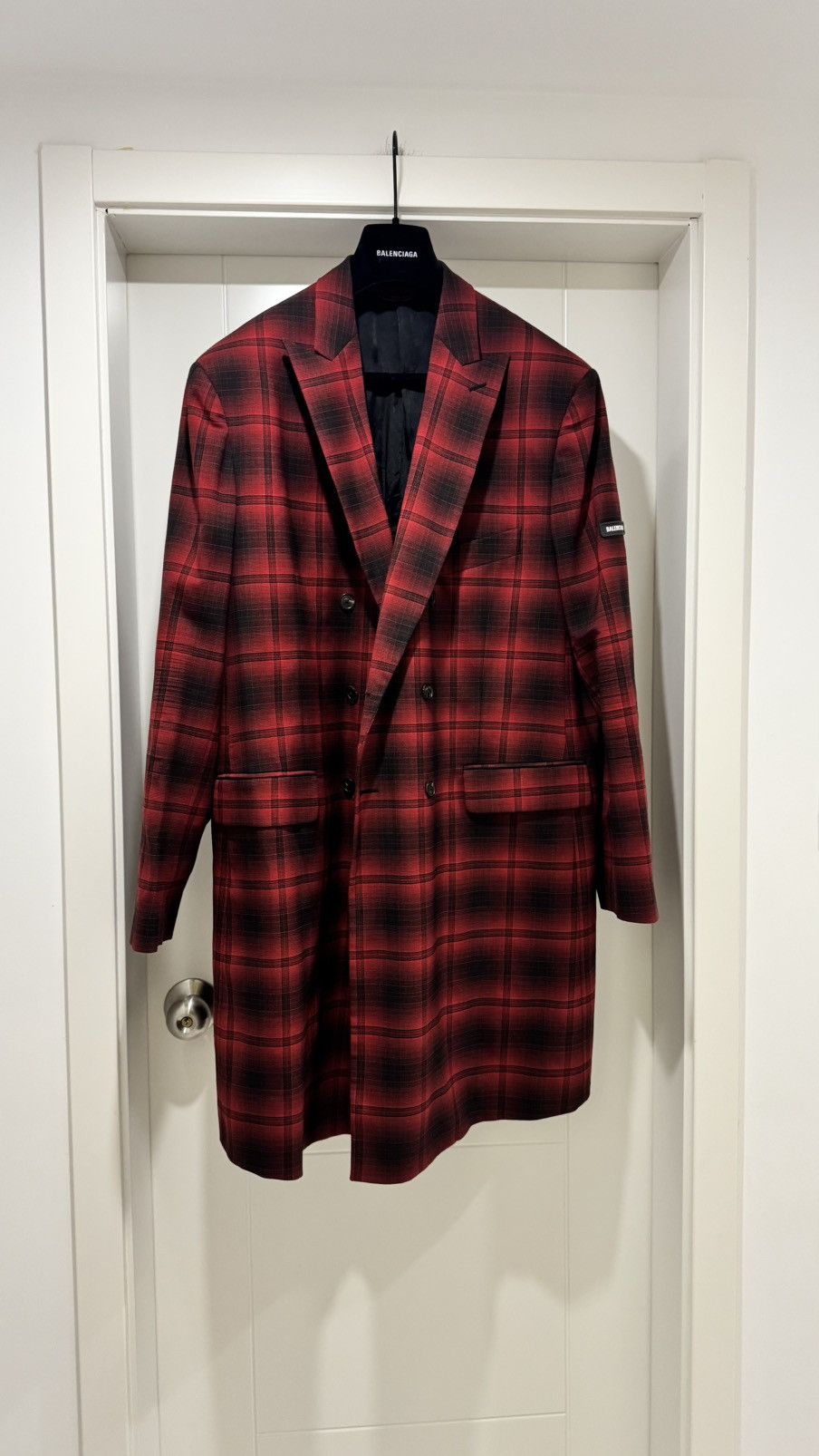 Balenciaga Balenciaga Double Breasted Overcoat Size US S / EU 44-46 / 1 - 1 Thumbnail