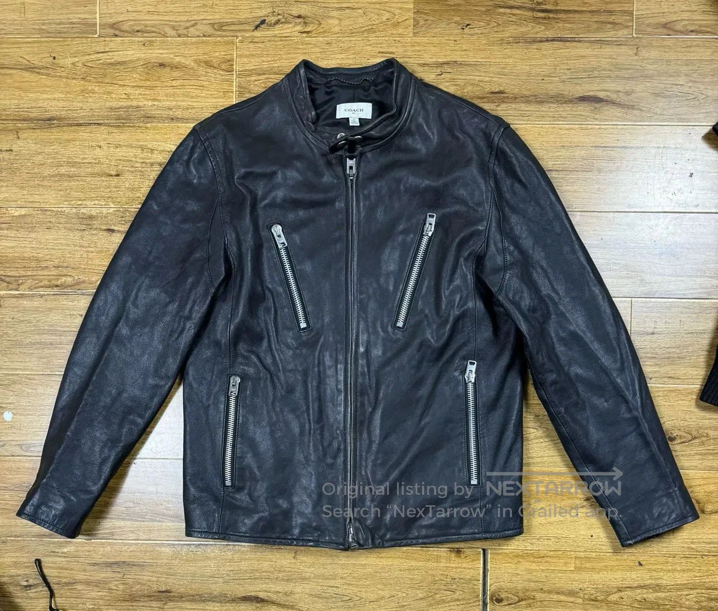 Coach Coach Leather Motorcycle Jacket for Men. Size US L / EU 52-54 / 3 - 1 Thumbnail