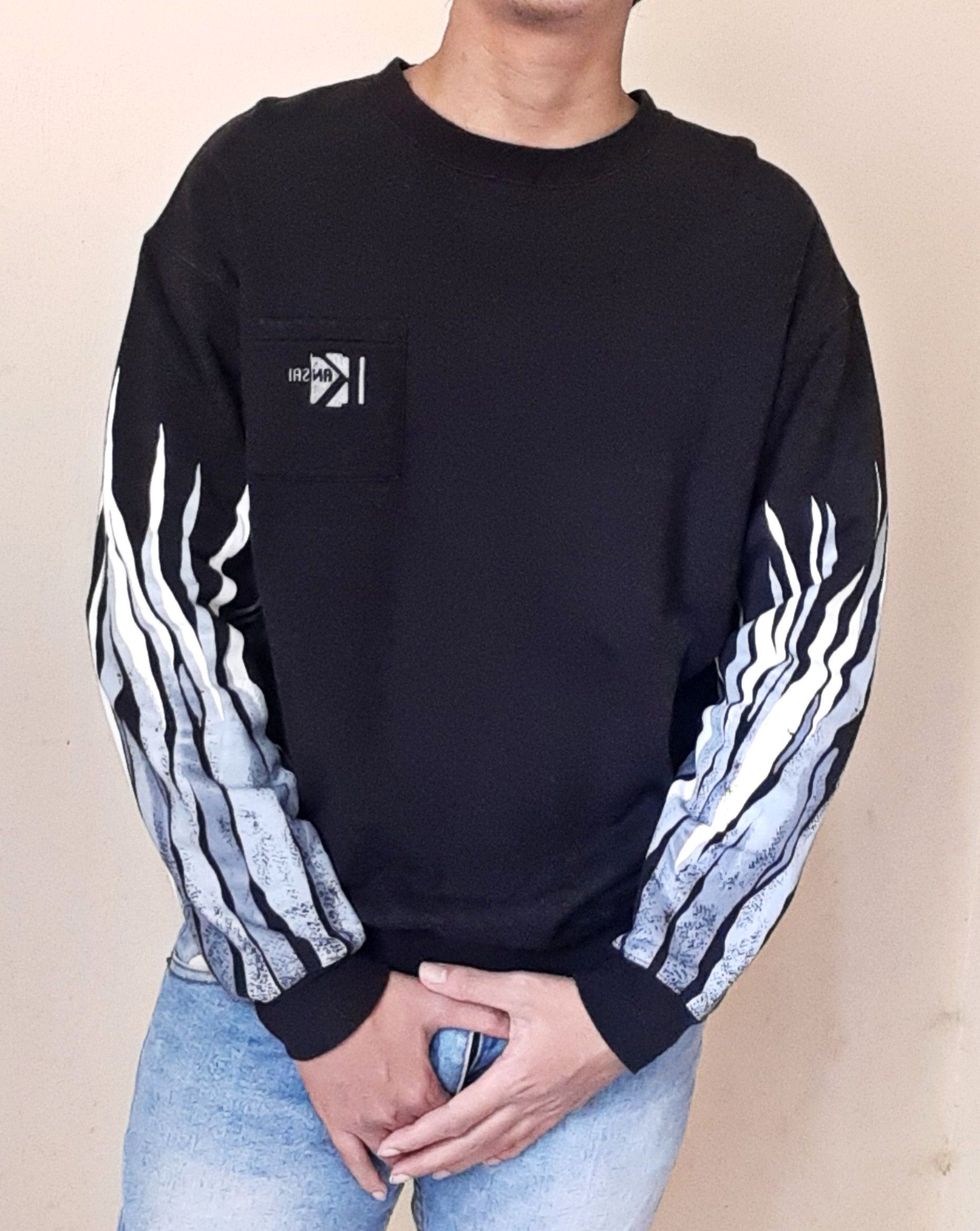 Kansai Yamamoto Vintage Kansai Yamamoto Flame Sweatshirt Size US L / EU 52-54 / 3 - 5 Thumbnail