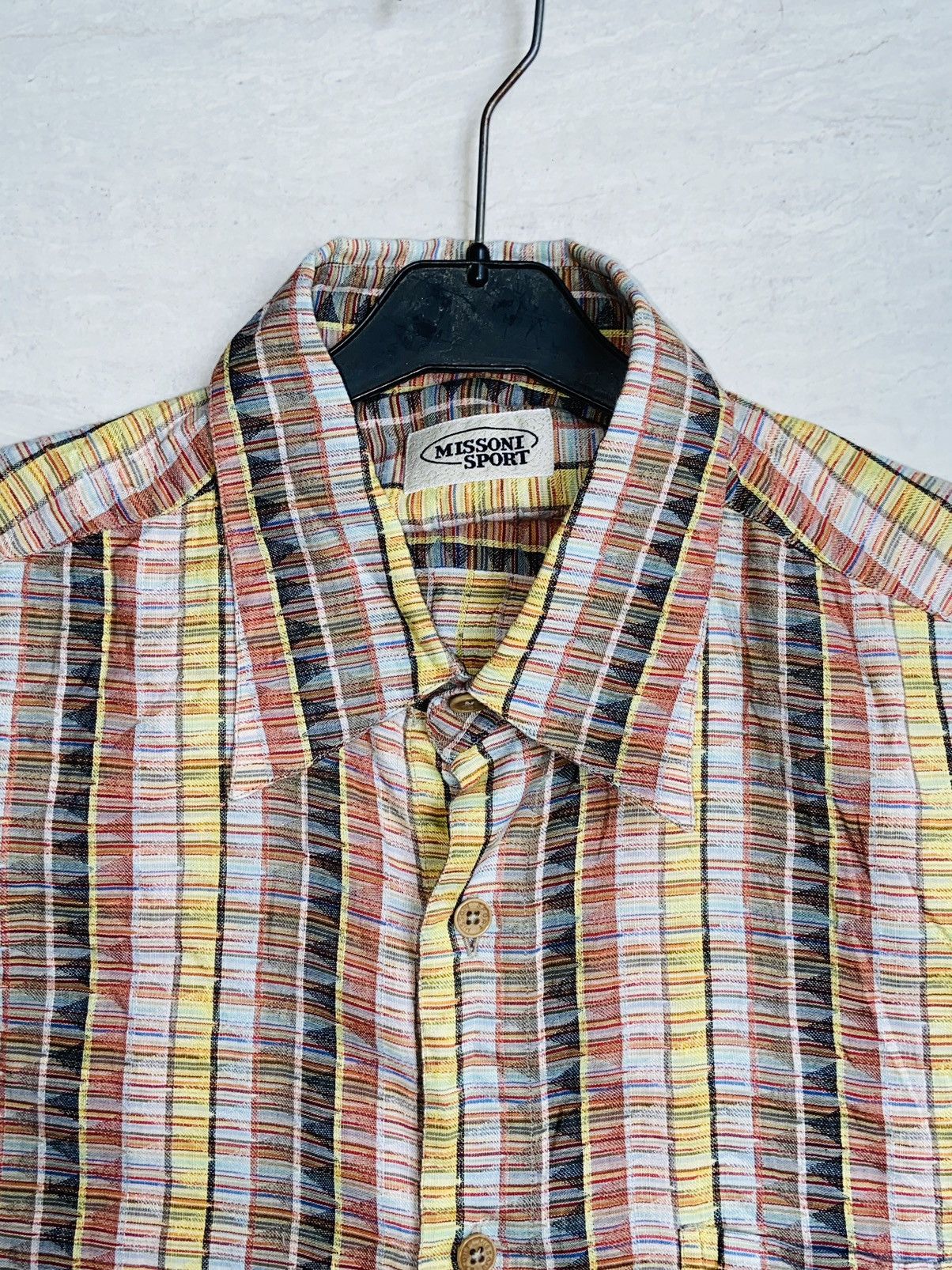 Missoni MISSONI SPORT Signature Pattern Shirt Size 54L - 10 Thumbnail