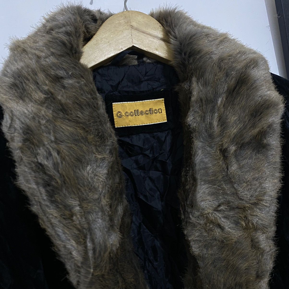 14th Addiction × Japanese Brand × KMRii 🔥Vintage Faux Fur Jacket Trench Coat Black Street City Wear Size US L / EU 52-54 / 3 - 3 Thumbnail