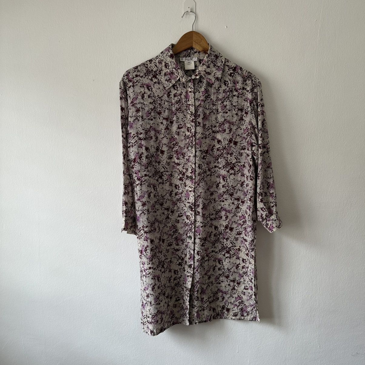 Celine Celine Sakura Snake Print Silk Button Dress Size L / US 10 / IT 46 - 1 Thumbnail