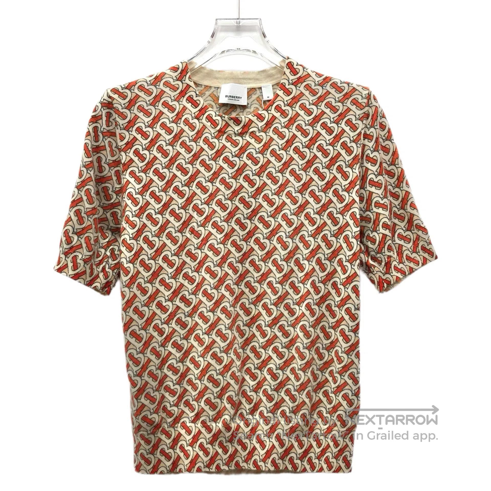 Burberry Burberry Color-block Tb letter full-print wool round-neck Size US M / EU 48-50 / 2 - 1 Thumbnail