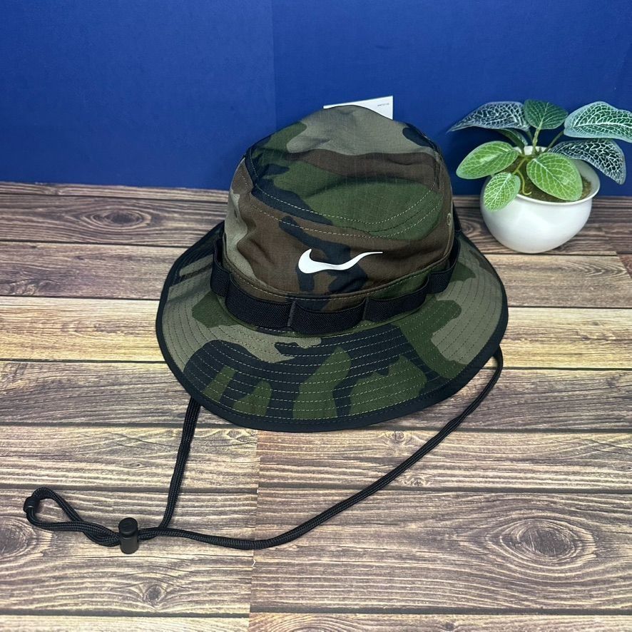 Nike Nike Dri-FIT Apex Camo Print Bucket Hat NWT Size Small Adult Size ONE SIZE - 1 Thumbnail