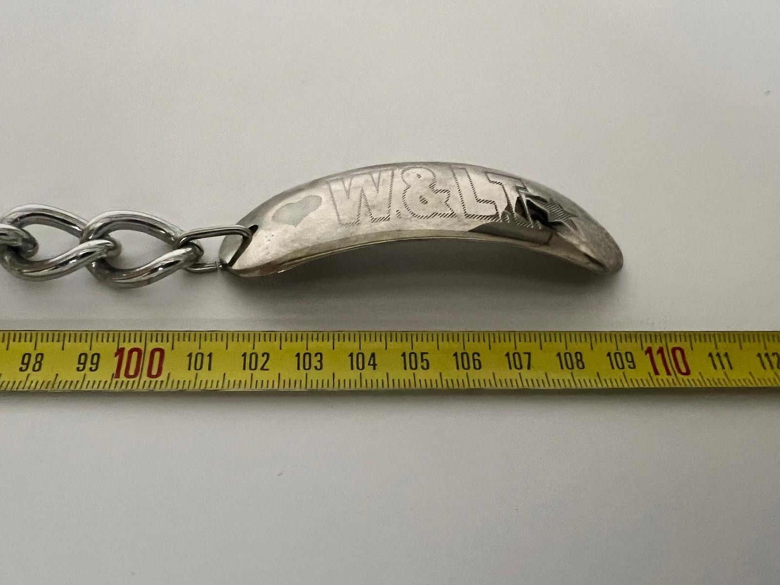 Walter Van Beirendonck 🩶 W&LT Silver Chain Belt — Archive Size ONE SIZE - 3 Thumbnail