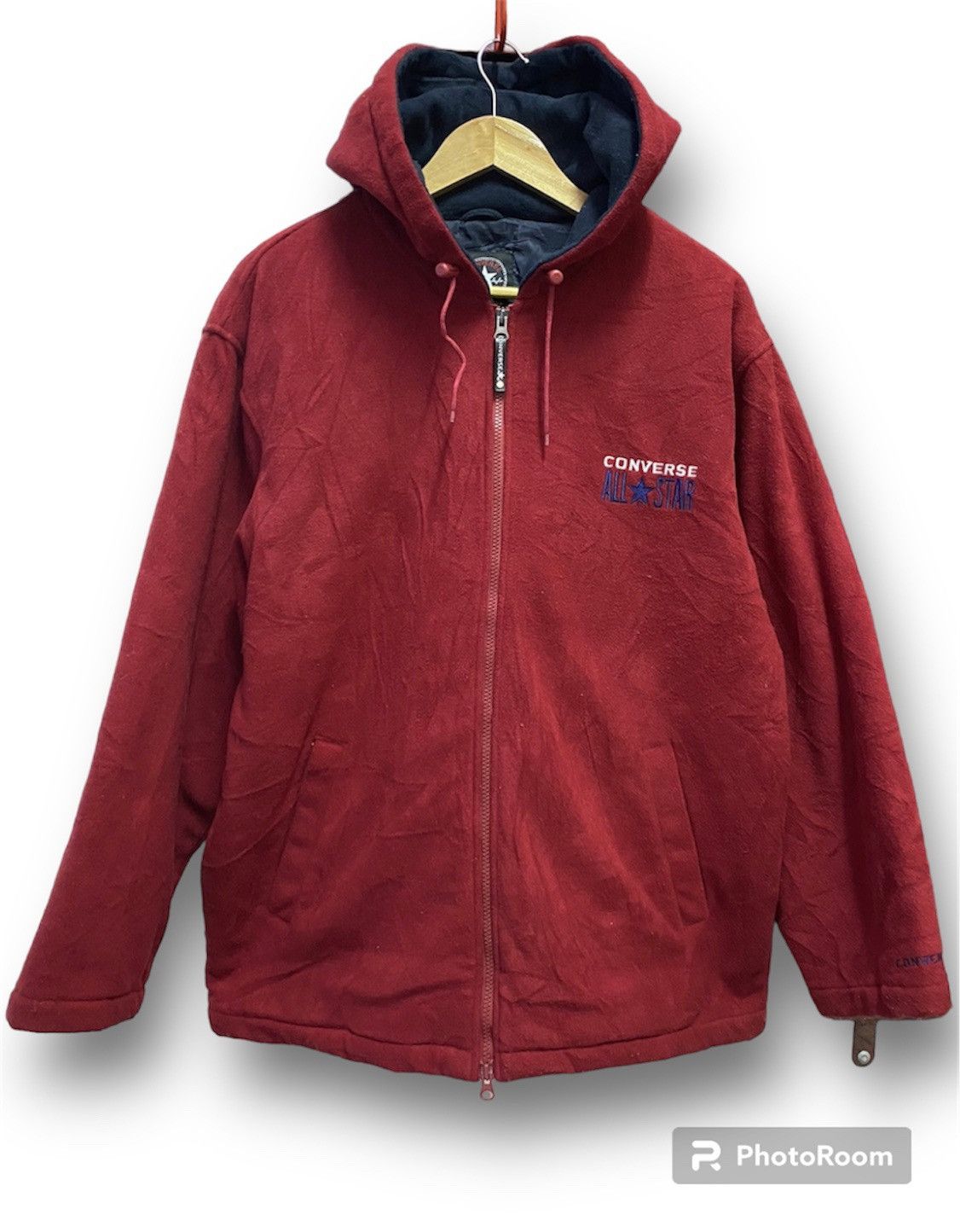 Converse × Vintage Vintage Converse Big Logo Jacket Size US XL / EU 56 / 4 - 2 Thumbnail