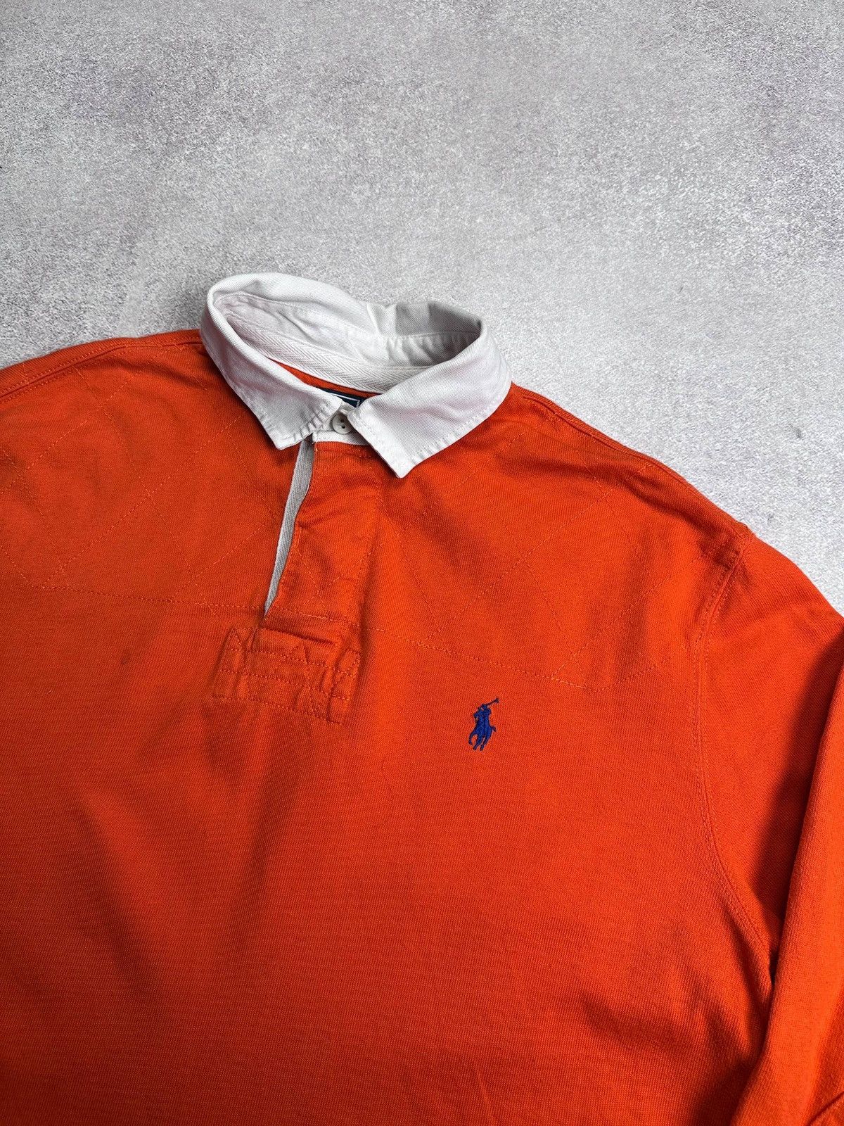 Polo Ralph Lauren Vintage 90s Polo Ralph Lauren Boxy Rugby Shirt L Size US L / EU 52-54 / 3 - 3 Thumbnail