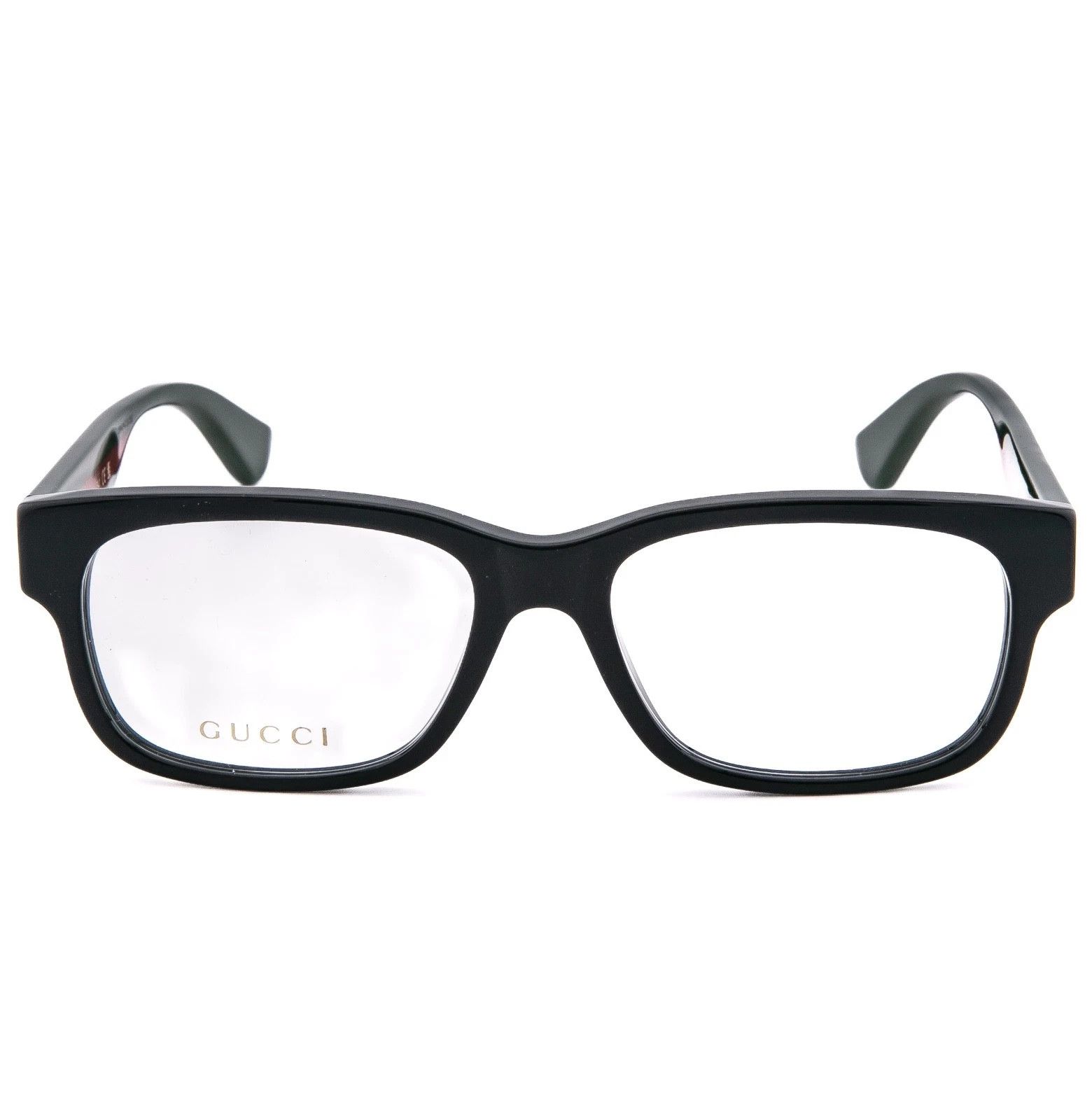 Gucci GUCCI GG0343O 0343 Black Green Unisex Classic Eyeglasses 007 Size ONE SIZE - 5 Thumbnail