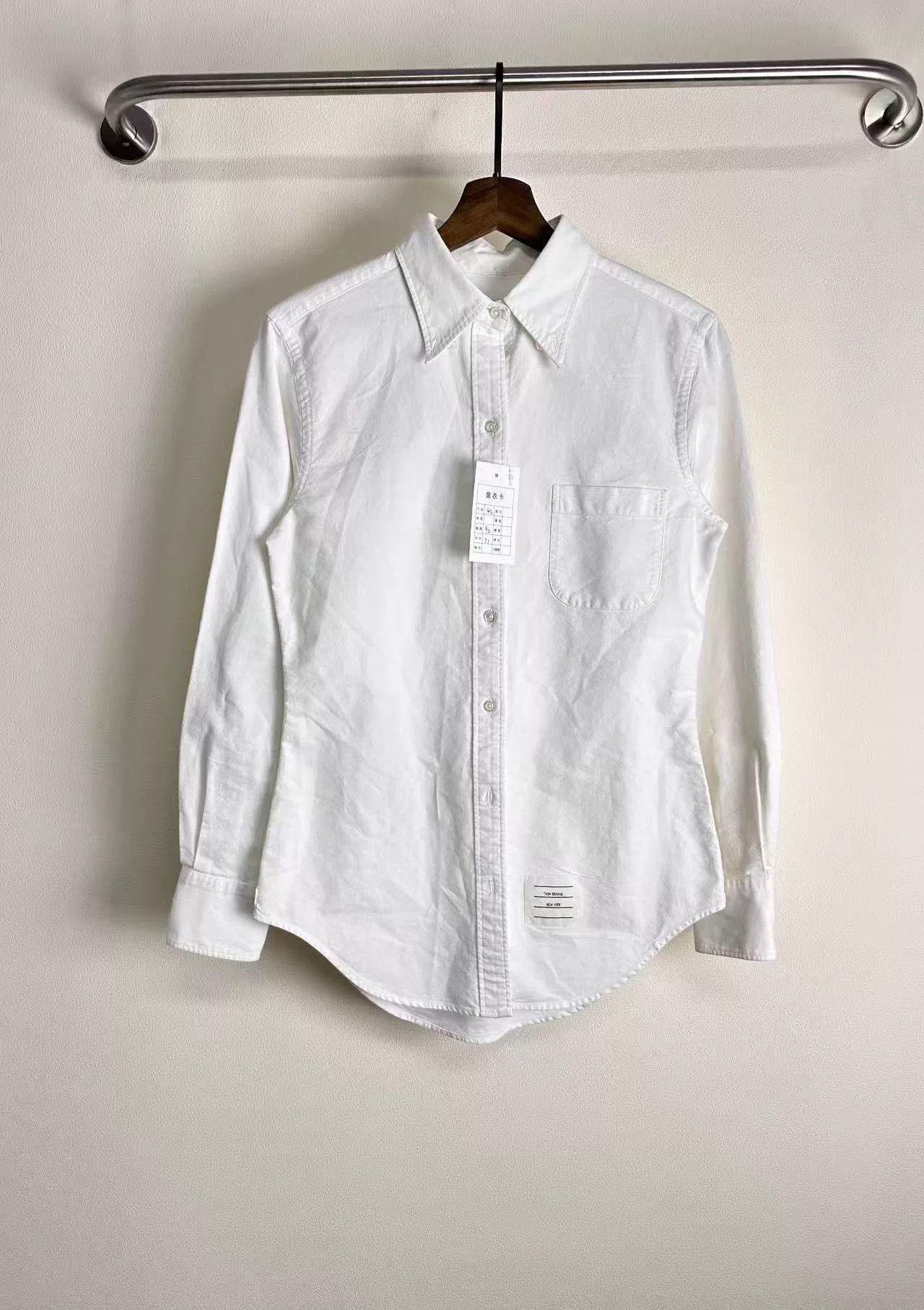 Thom Browne Thom Browne Classic Stripe White Shirt Size US XS / EU 42 / 0 - 1 Thumbnail