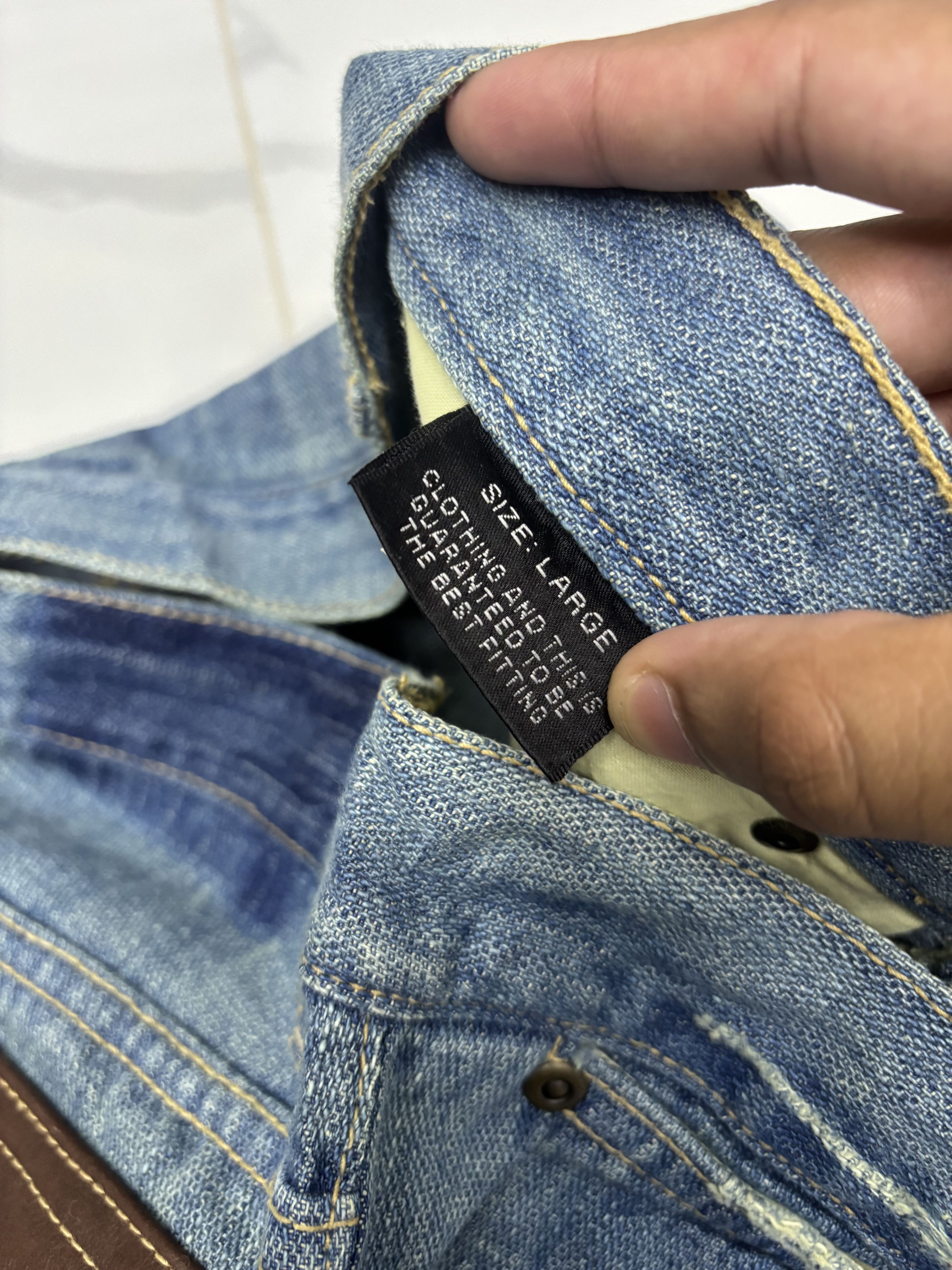 Hysteric Glamour GUMU JAPAN CLASSIC RARE DISTRESS DENIM JEAN Size US 33 - 10 Thumbnail