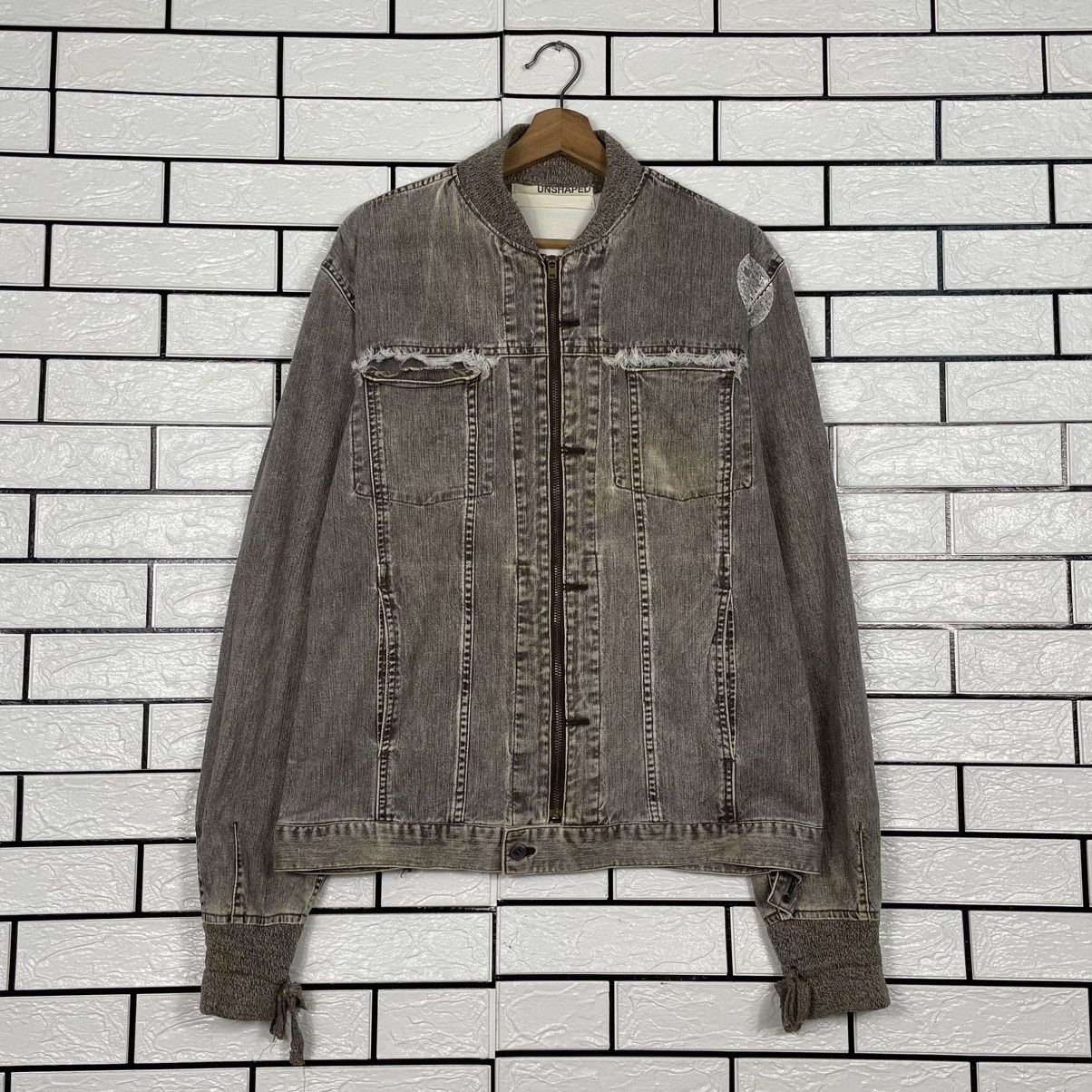 Japanese Brand Japanese Brand Unshaped Denim Jacket Size US M / EU 48-50 / 2 - 1 Thumbnail