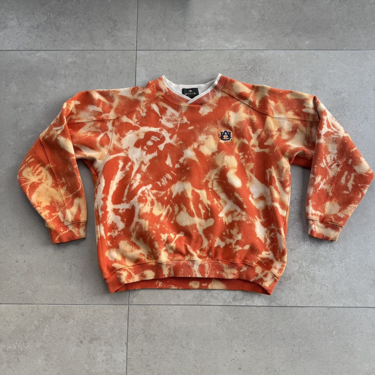Antigua Vintage Antigua Auburn University Tie Dye Sweatshirt Size US L / EU 52-54 / 3 - 1 Thumbnail