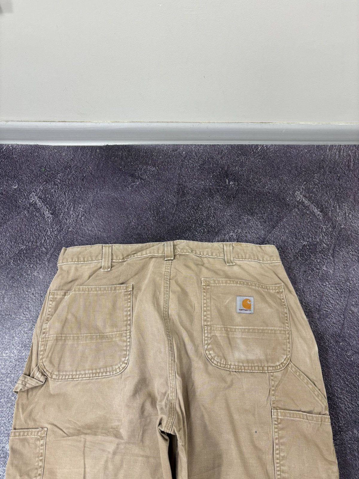 Carhartt Vintage Carhartt USA Cream Work Hype Baggy Carpenter Pants Size US 36 / EU 52 - 6 Thumbnail