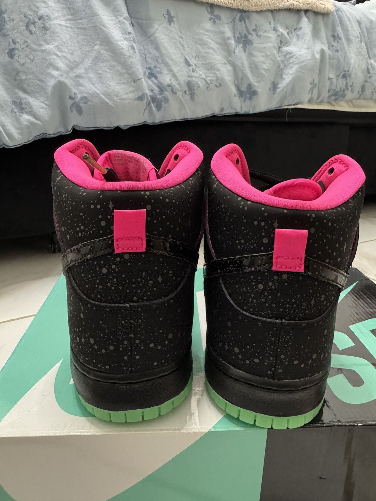 Nike SB Nike SB Dunk High Premier Northern Lights Size 12 DS Size US 12 / EU 45 - 5 Thumbnail
