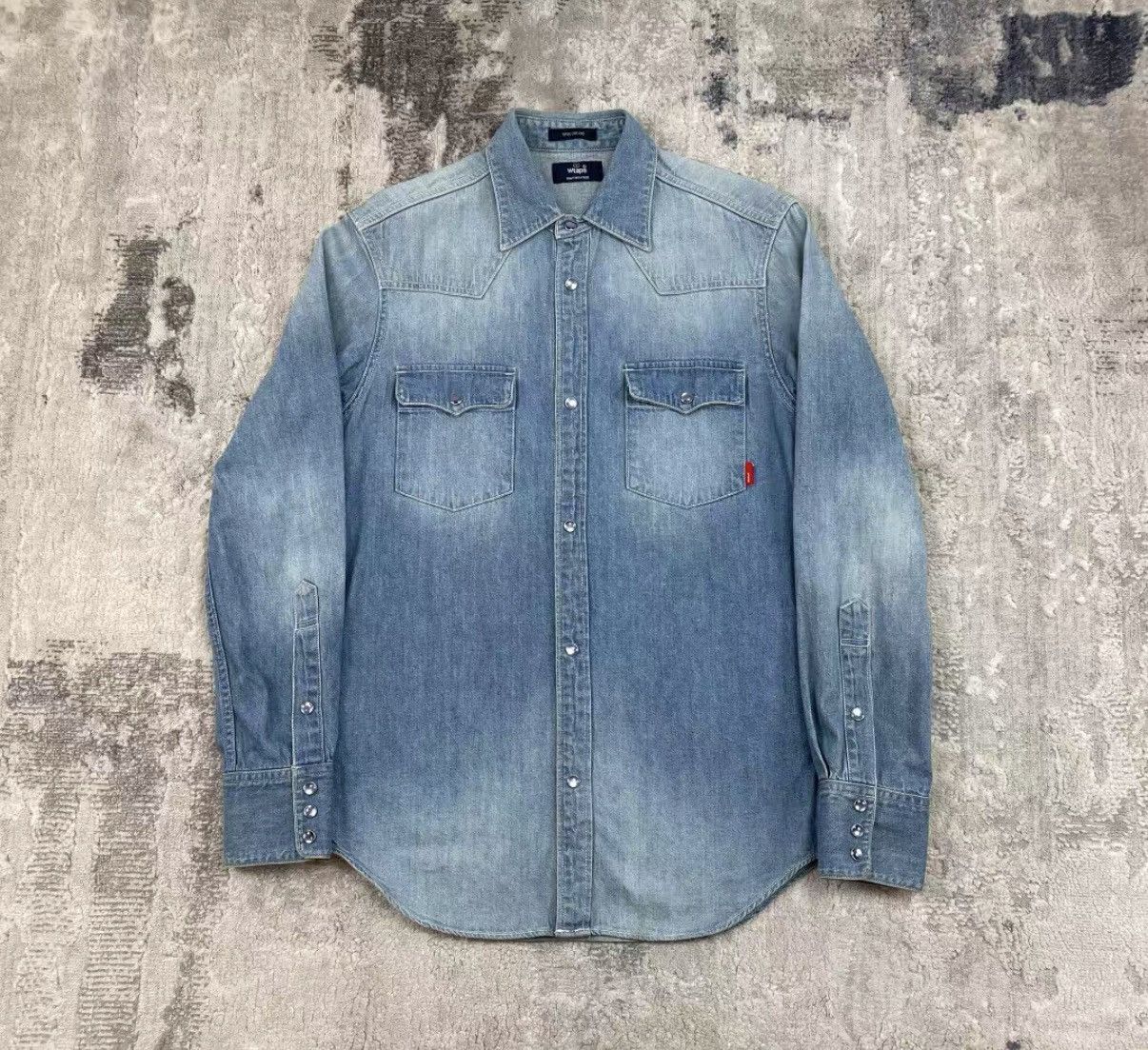 Wtaps WTAPS 11AW Allman Denim Shirt J16 Size US S / EU 44-46 / 1 - 1 Thumbnail
