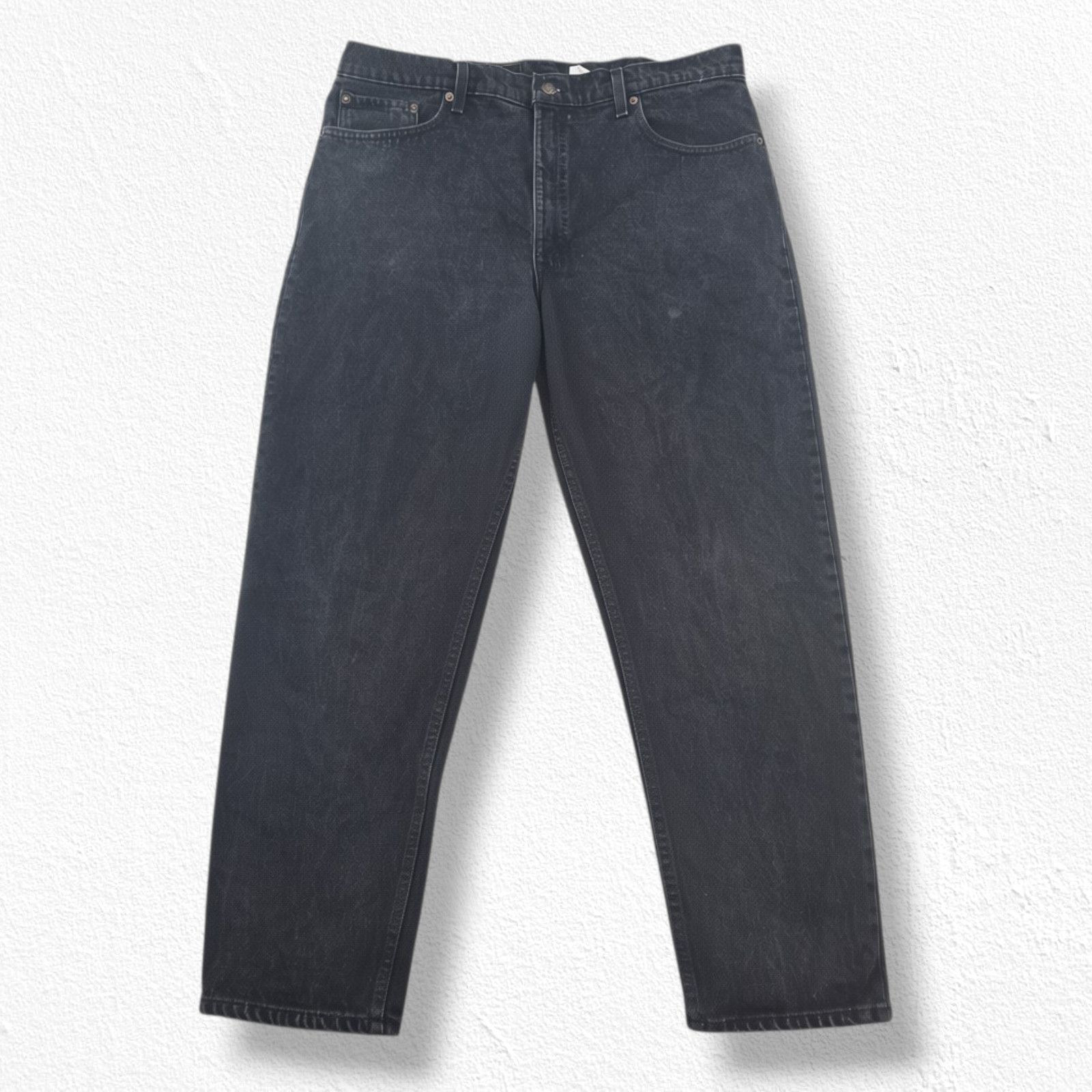 Levi's 1995 Levi's 550 Black USA Jeans Size 36 Size US 36 / EU 52 - 2 Thumbnail