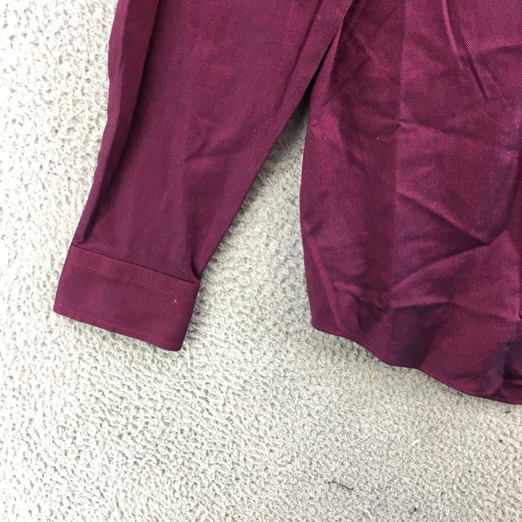 Banana Republic Banana Republic Button Up Dress Shirt Mens S Purple Collared Long Sleeve Casual Regular Fit Non-Iron Sold by Banana Republic Mens Clothes Size US S / EU 44-46 / 1 - 6 Thumbnail