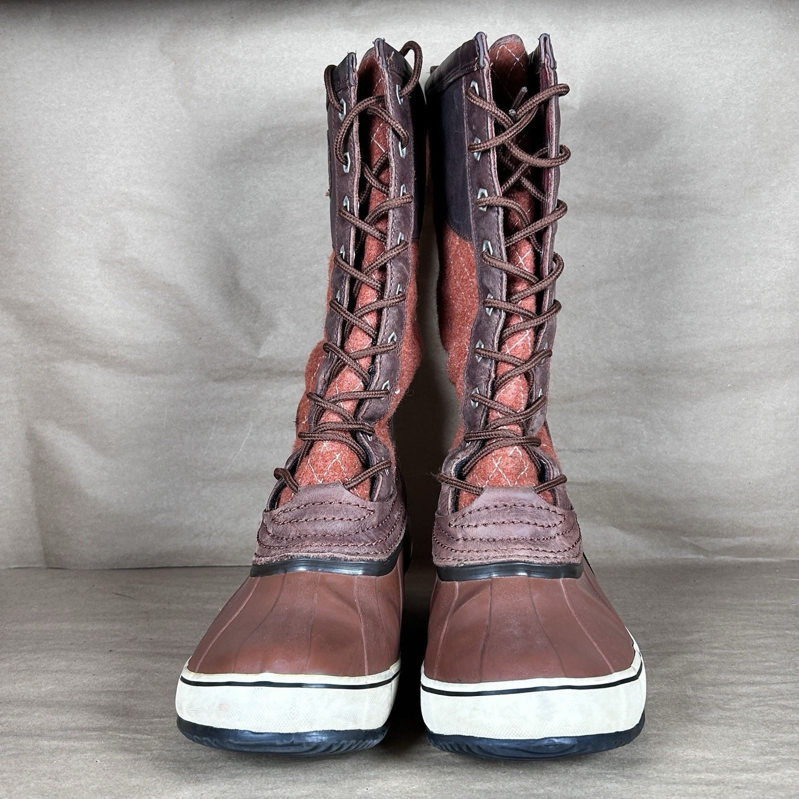 SOREL Sorel Tofino Quilted Rust Wool Waterproof Winter NL1619-801 Size US 7 / IT 37 - 3 Thumbnail