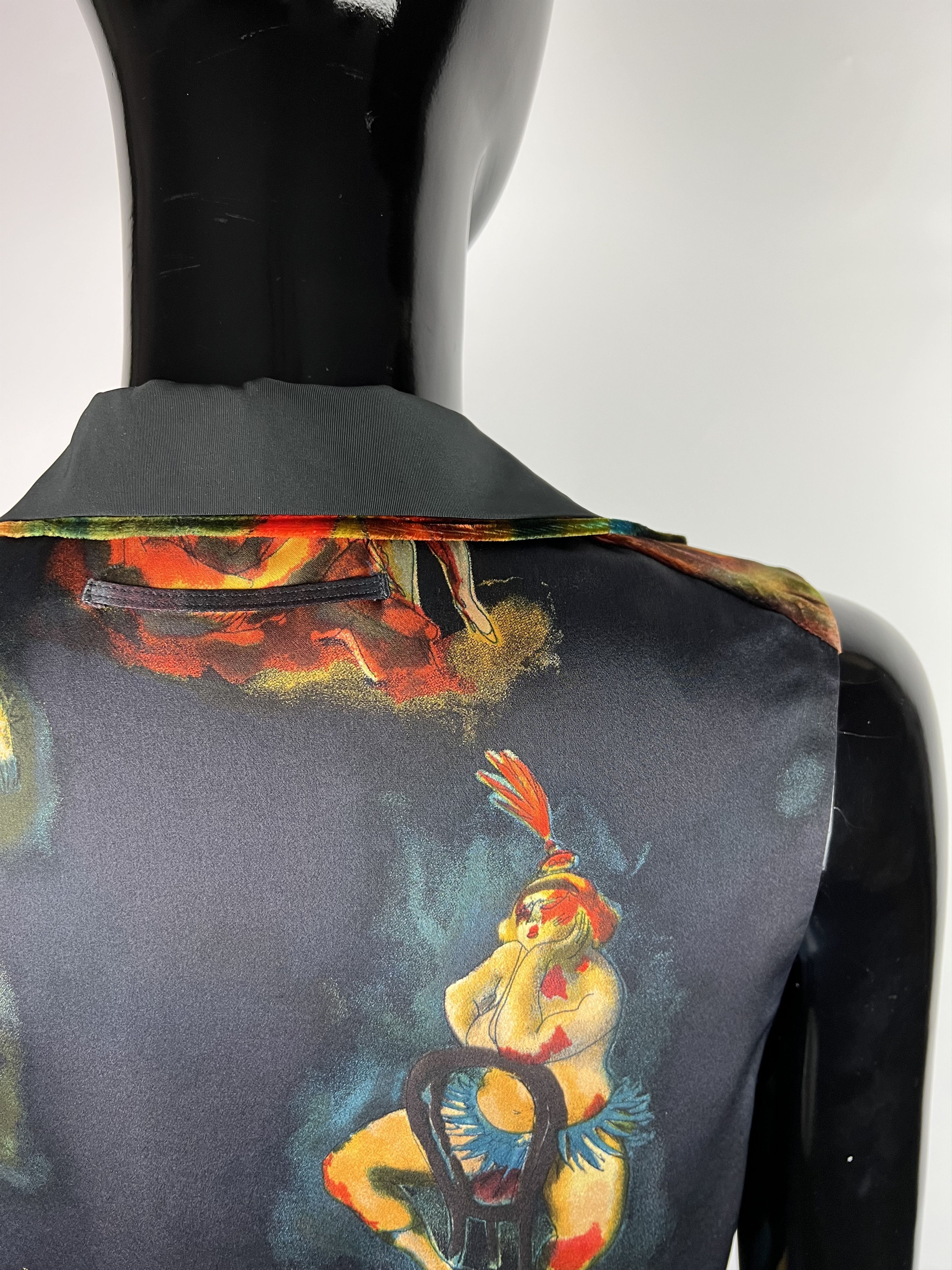 Jean Paul Gaultier Jean Paul Gaultier Vintage Silk Printed Vest US10 Size M / US 6-8 / IT 42-44 - 9 Thumbnail