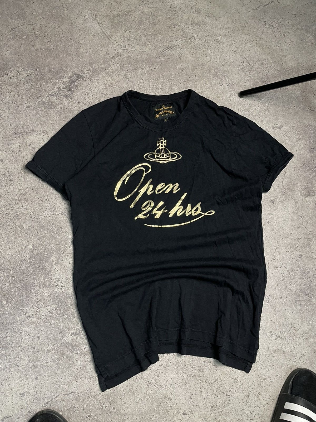 Vivienne Westwood Vivienne Westwood Open 24hrs T-shirt Big Print Logo Size US M / EU 48-50 / 2 - 3 Thumbnail
