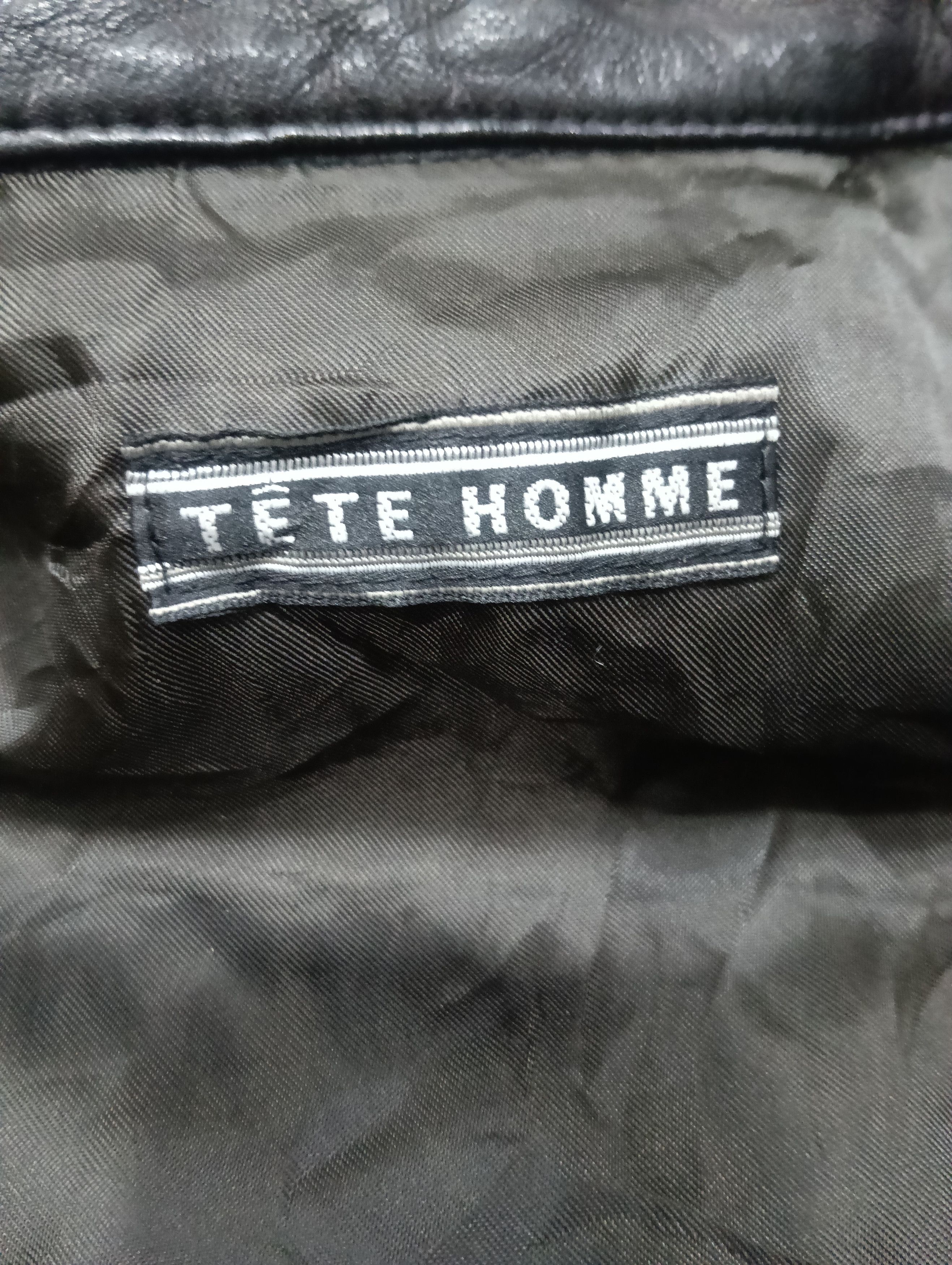 Homme Plisse Issey Miyake × Issey Miyake × Pleats Please Issey Miyake Tete Homme Leather Size US M / EU 48-50 / 2 - 11 Thumbnail