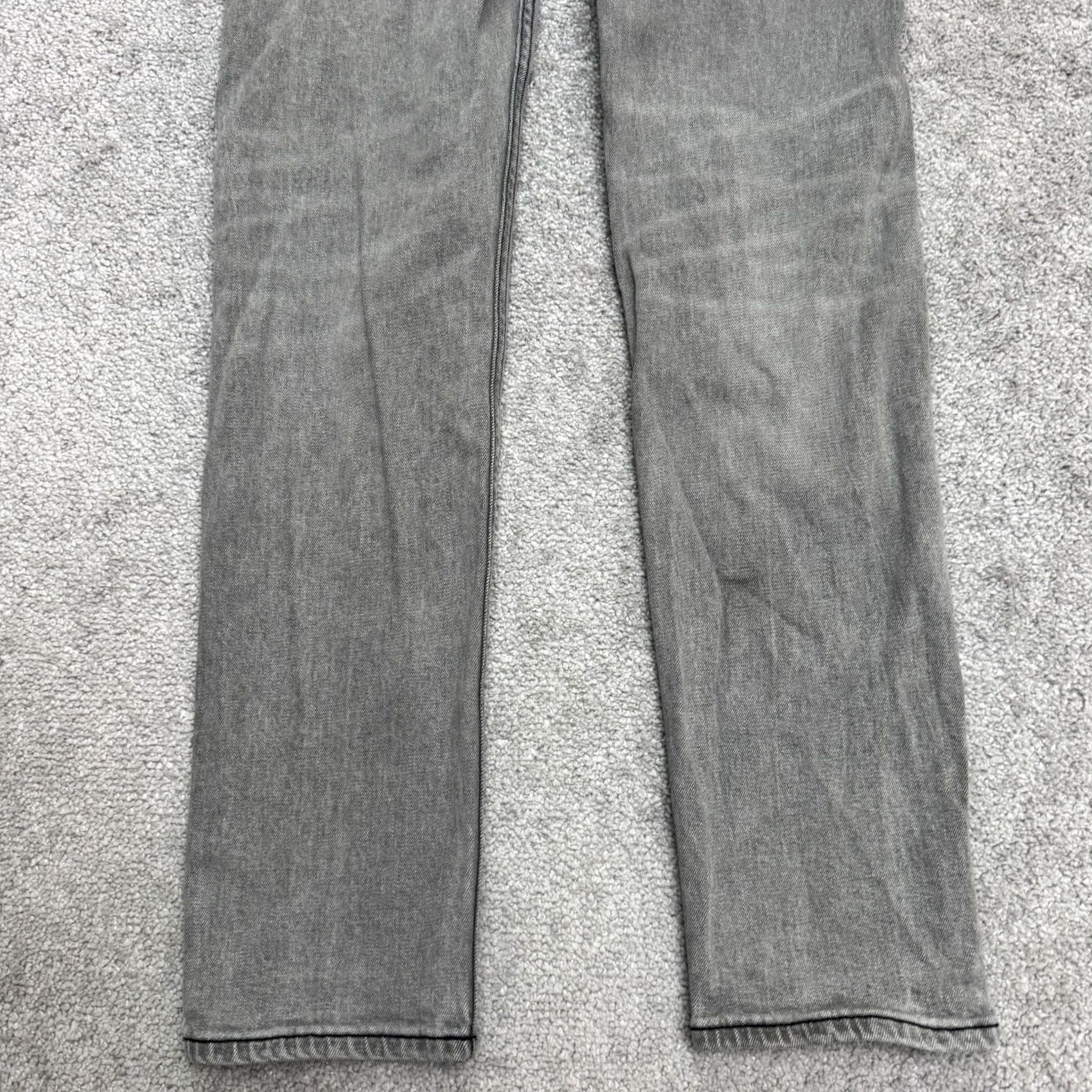 Rag & Bone rag & bone Fit 2 Slim Straight Jeans Mens 30x31 Charcoal Grey 5-Pocket Denim Stretch Pattern: Solid, Logo, USA, Designer, Classic Mens Size US 30 / EU 46 - 6 Thumbnail