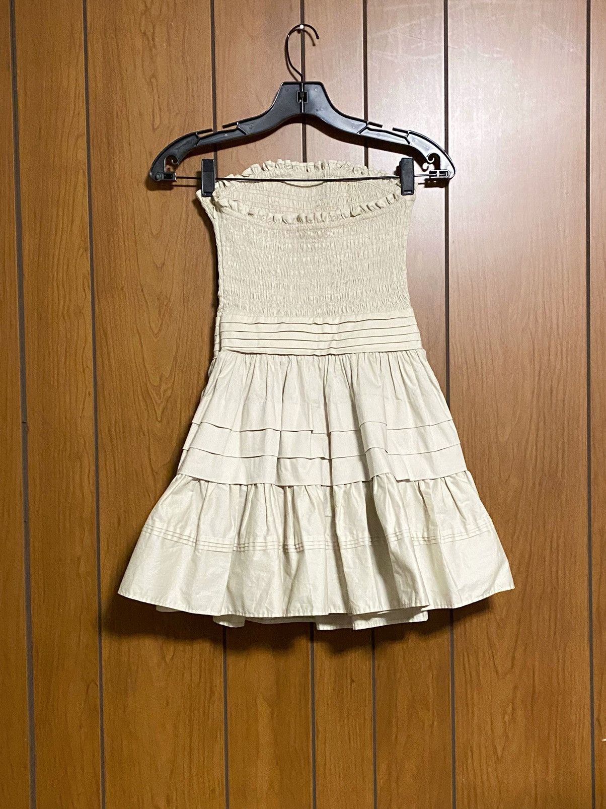Ramy Brook Ramy Brook Oliver Stretch Poplin Smocked Minidress size 0 Size XS / US 0-2 / IT 36-38 - 7 Thumbnail
