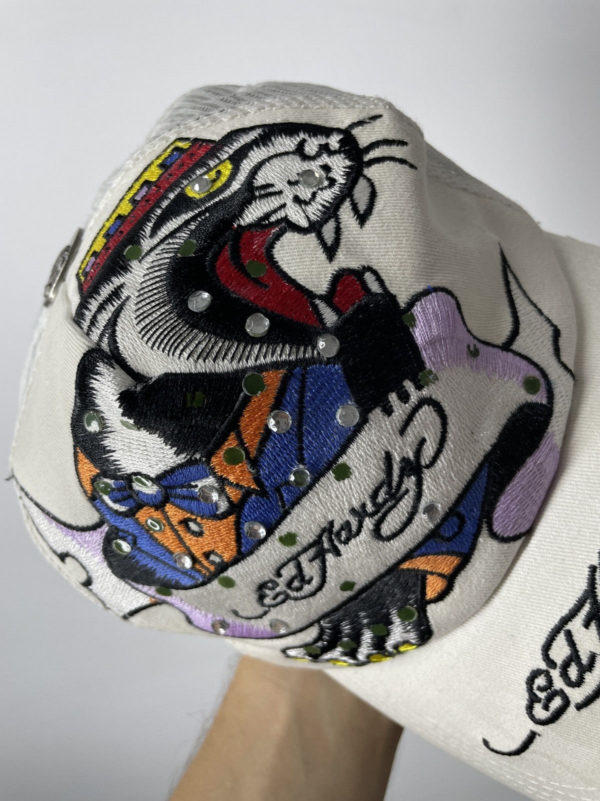 Ed Hardy × Vintage Vibes Ed Hardy y2k Embroidered Tiger Cap Size ONE SIZE - 4 Thumbnail